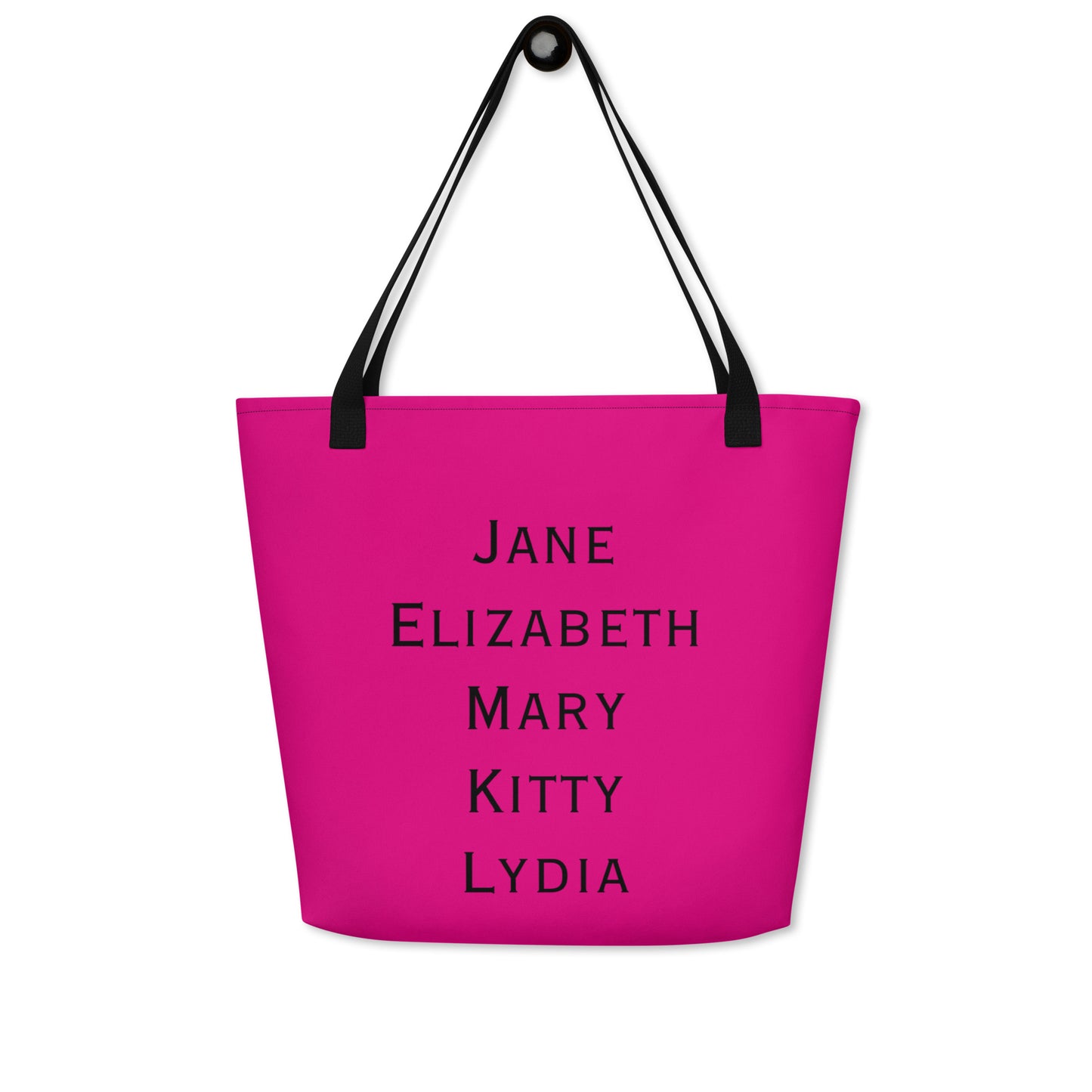 The Bennet Sisters Large Tote Bag