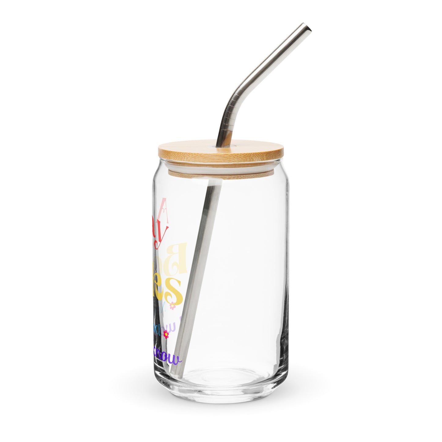 A Day Without Books, Can-shaped glass