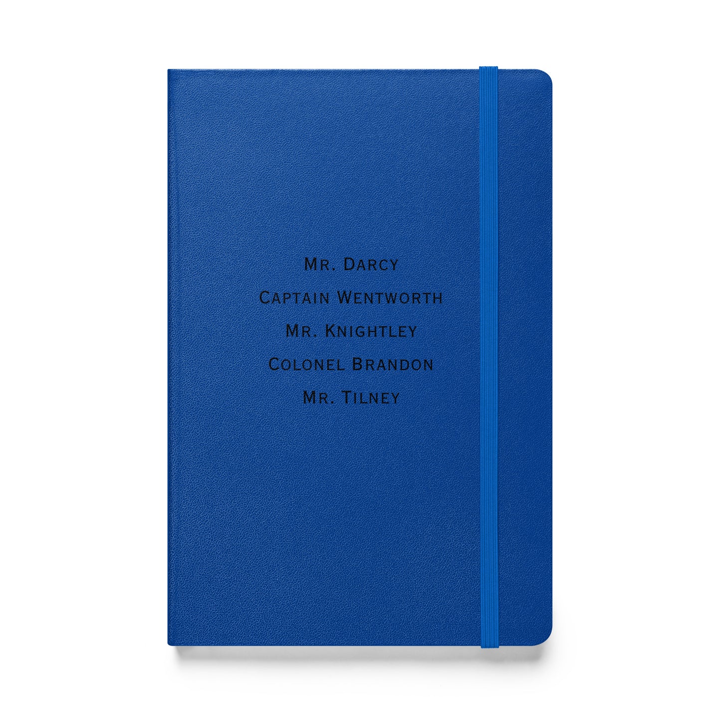 Austen heroes, Hardcover bound notebook