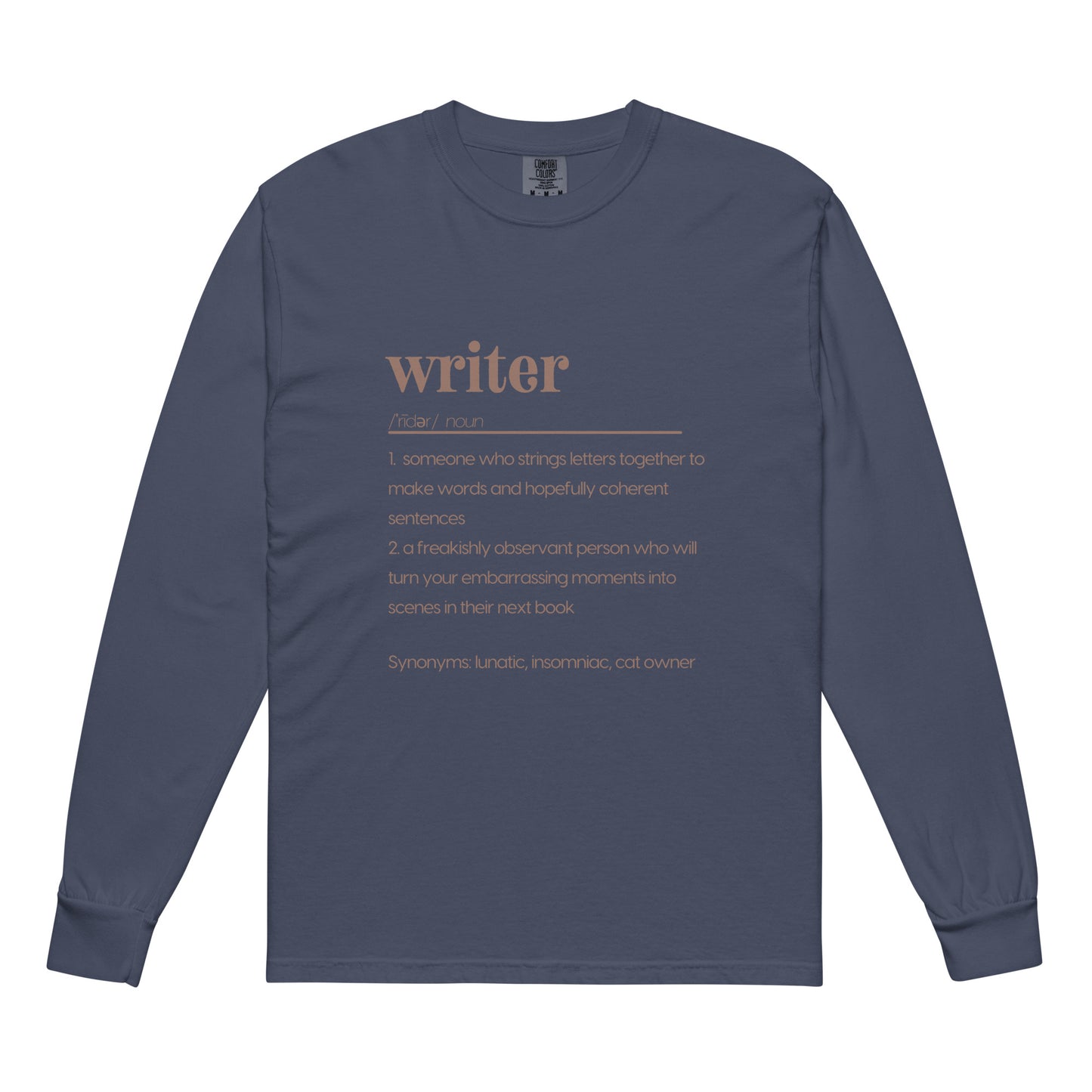 Writer Definitions Garment-dyed heavyweight long-sleeve shirt