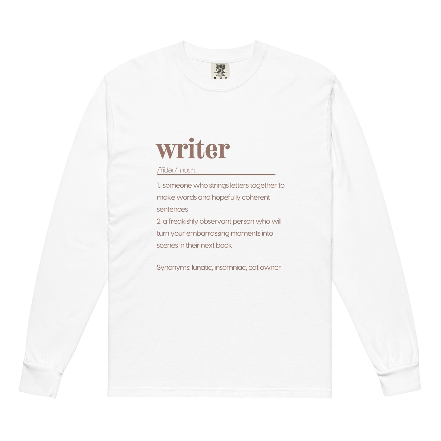 Writer Definitions heavyweight long-sleeve shirt