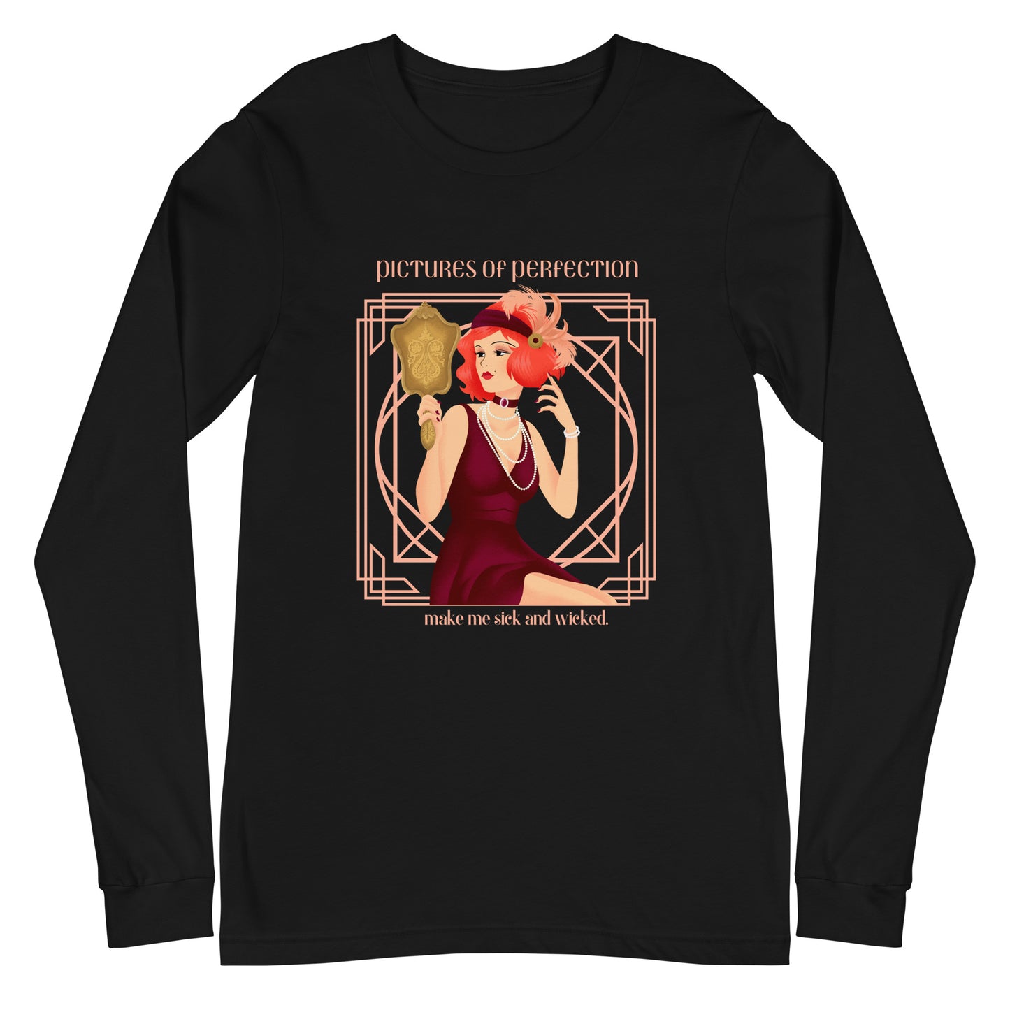 Art Deco - Perfection Unisex Long Sleeve Tee