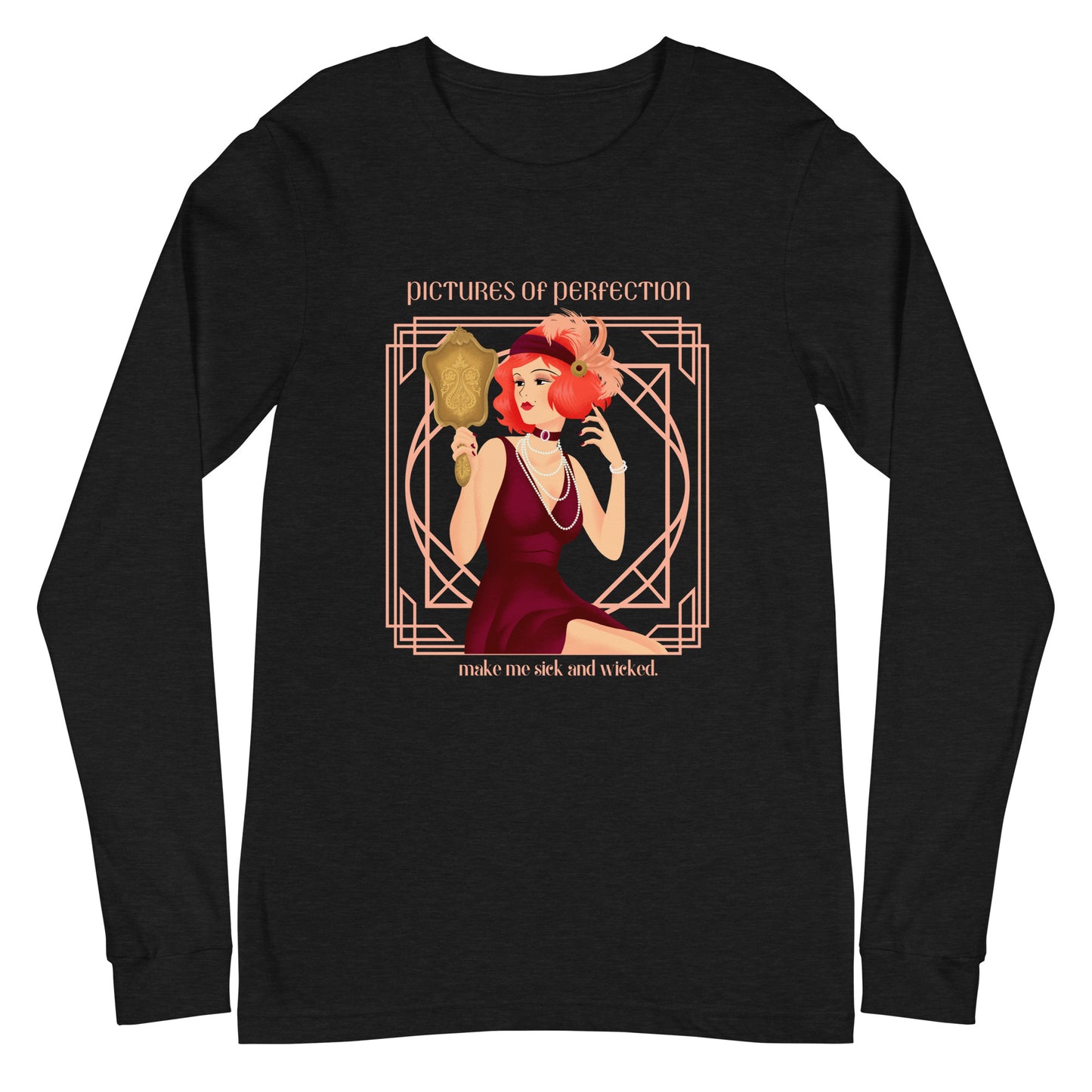 Art Deco - Perfection Unisex Long Sleeve Tee