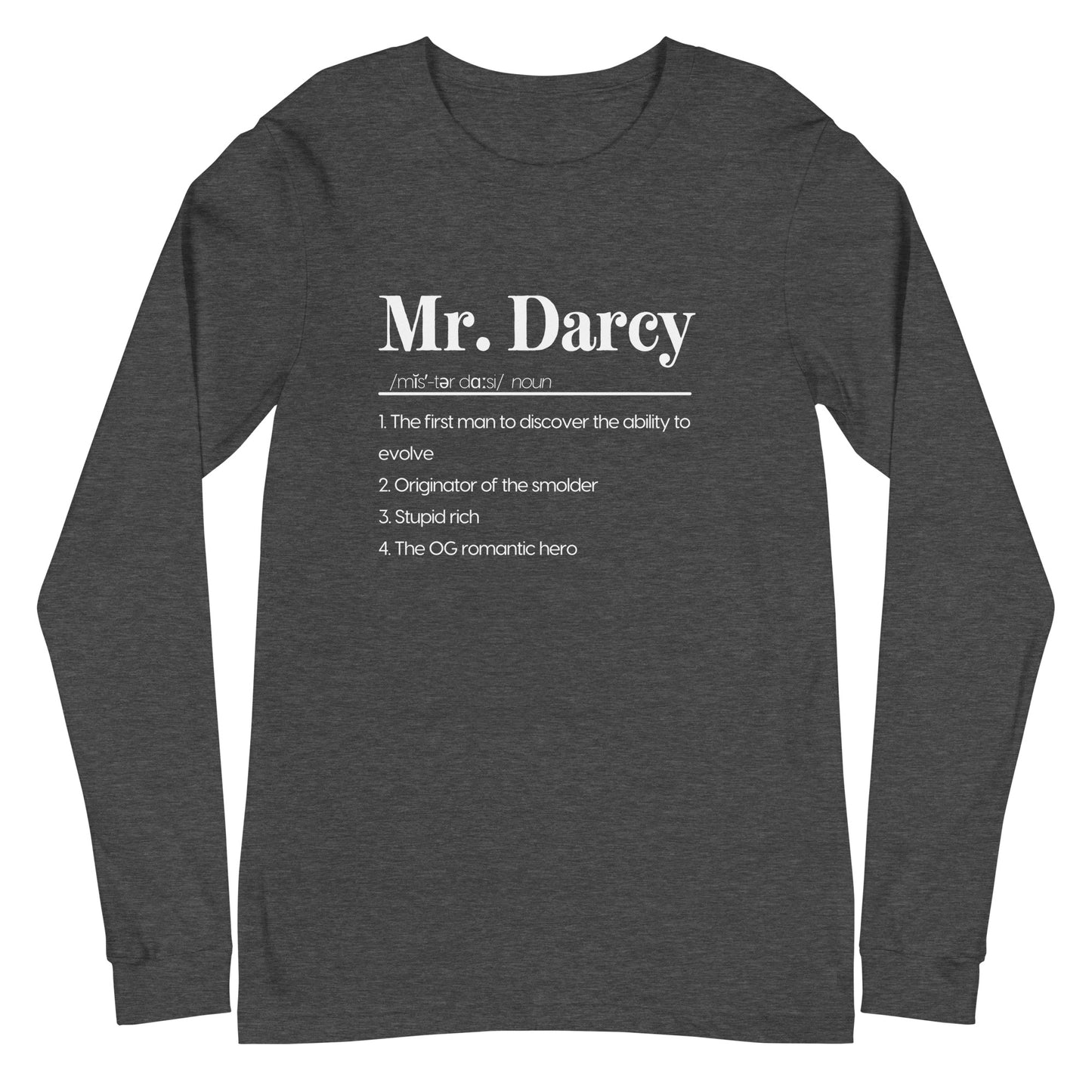 Darcy Definitions Unisex Long Sleeve Tee