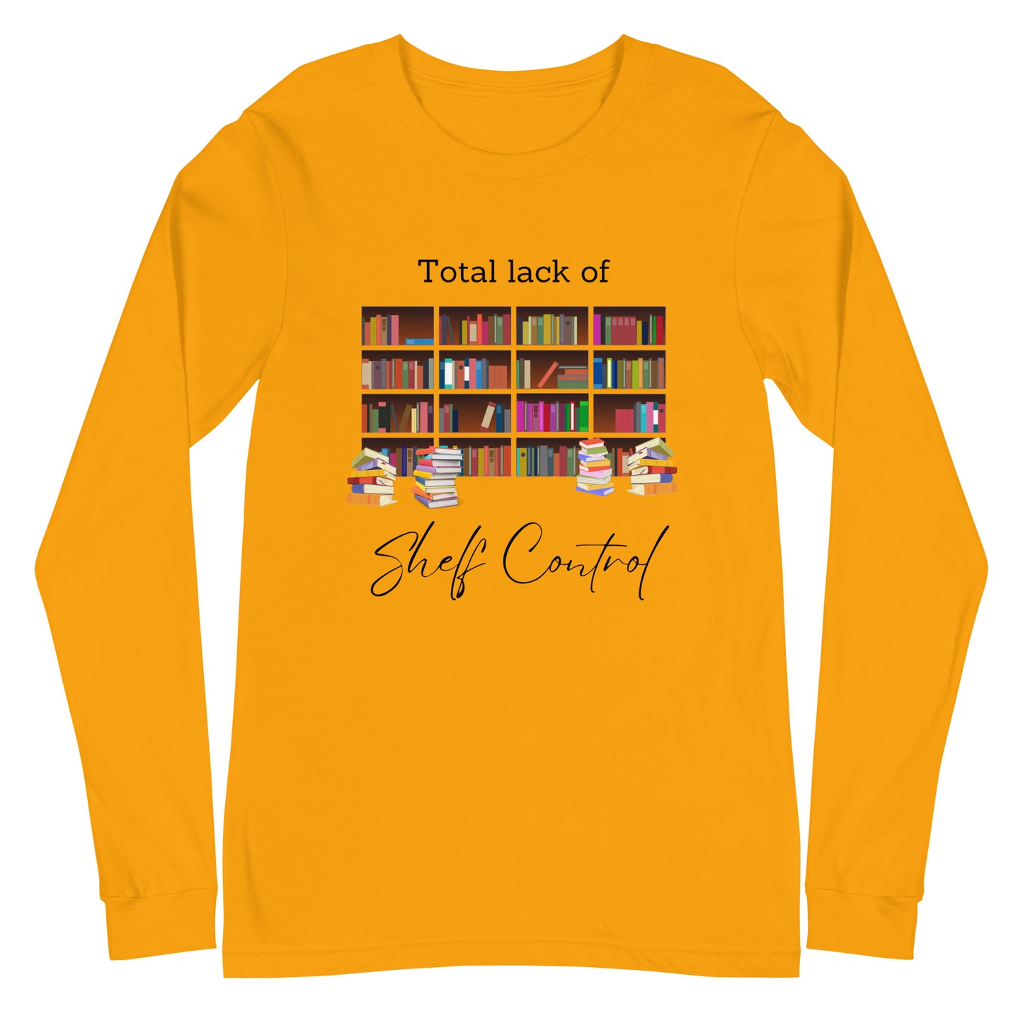Shelf Control Unisex Long Sleeve Tee