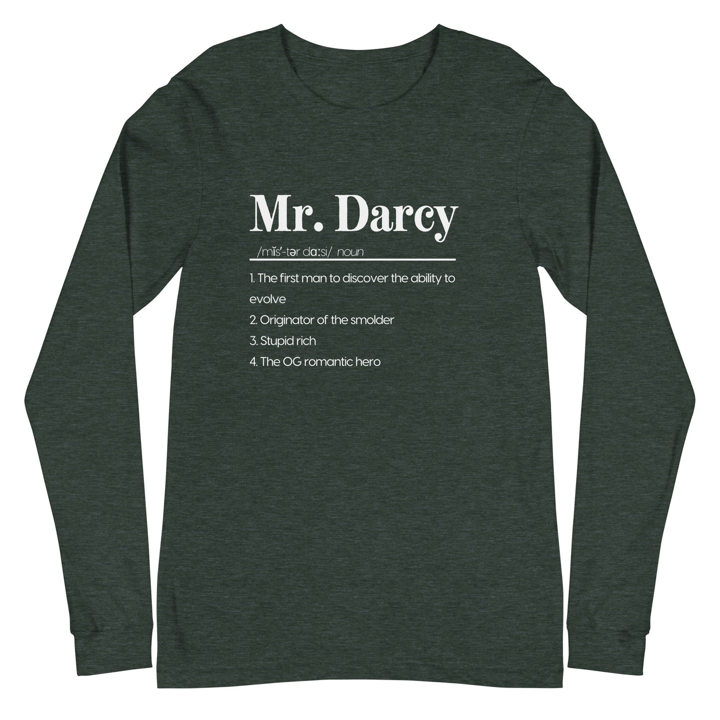 Darcy Definitions Unisex Long Sleeve Tee