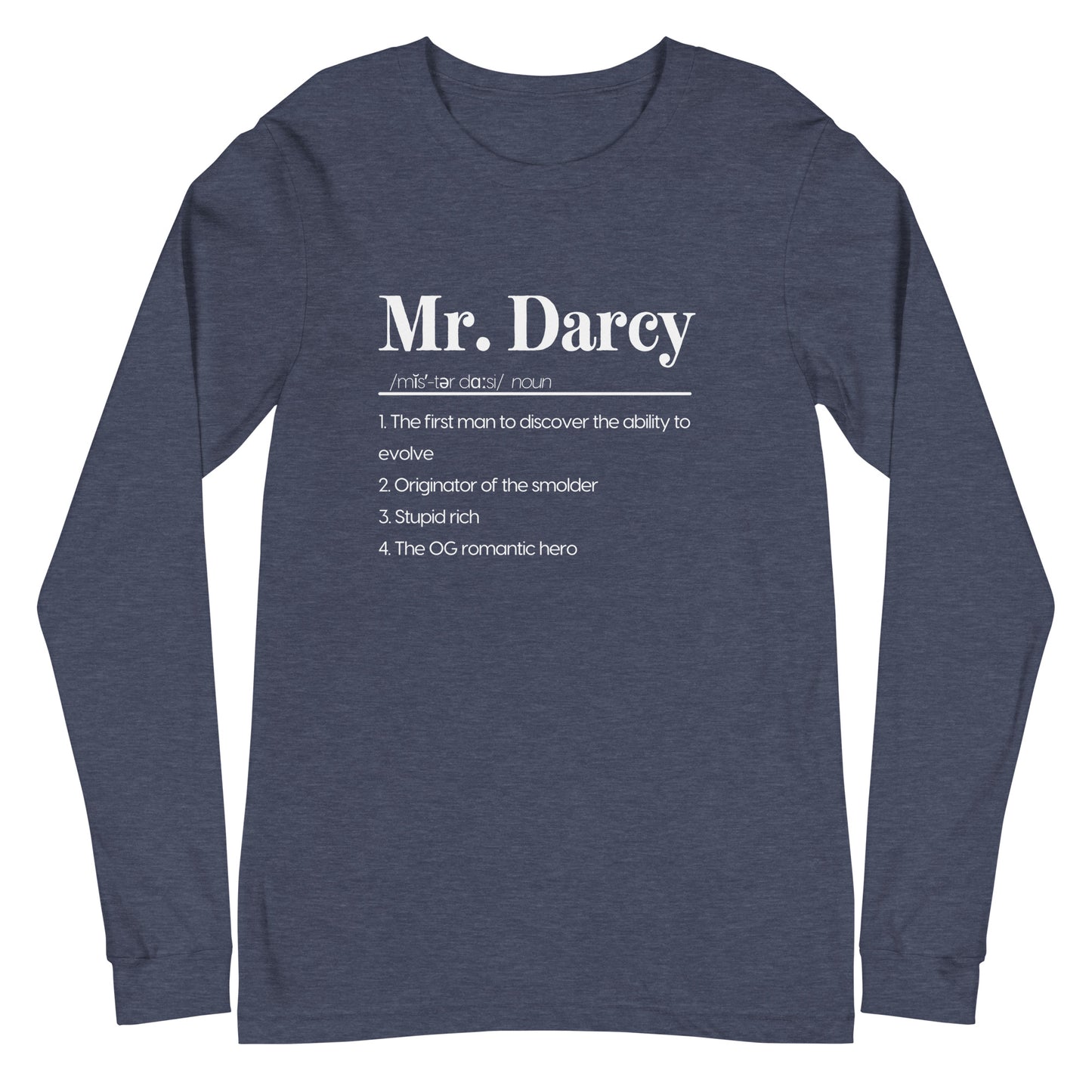 Darcy Definitions Unisex Long Sleeve Tee