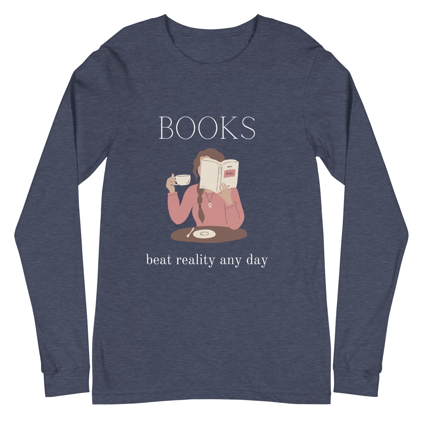 Book Lovers Unisex Long Sleeve Tee