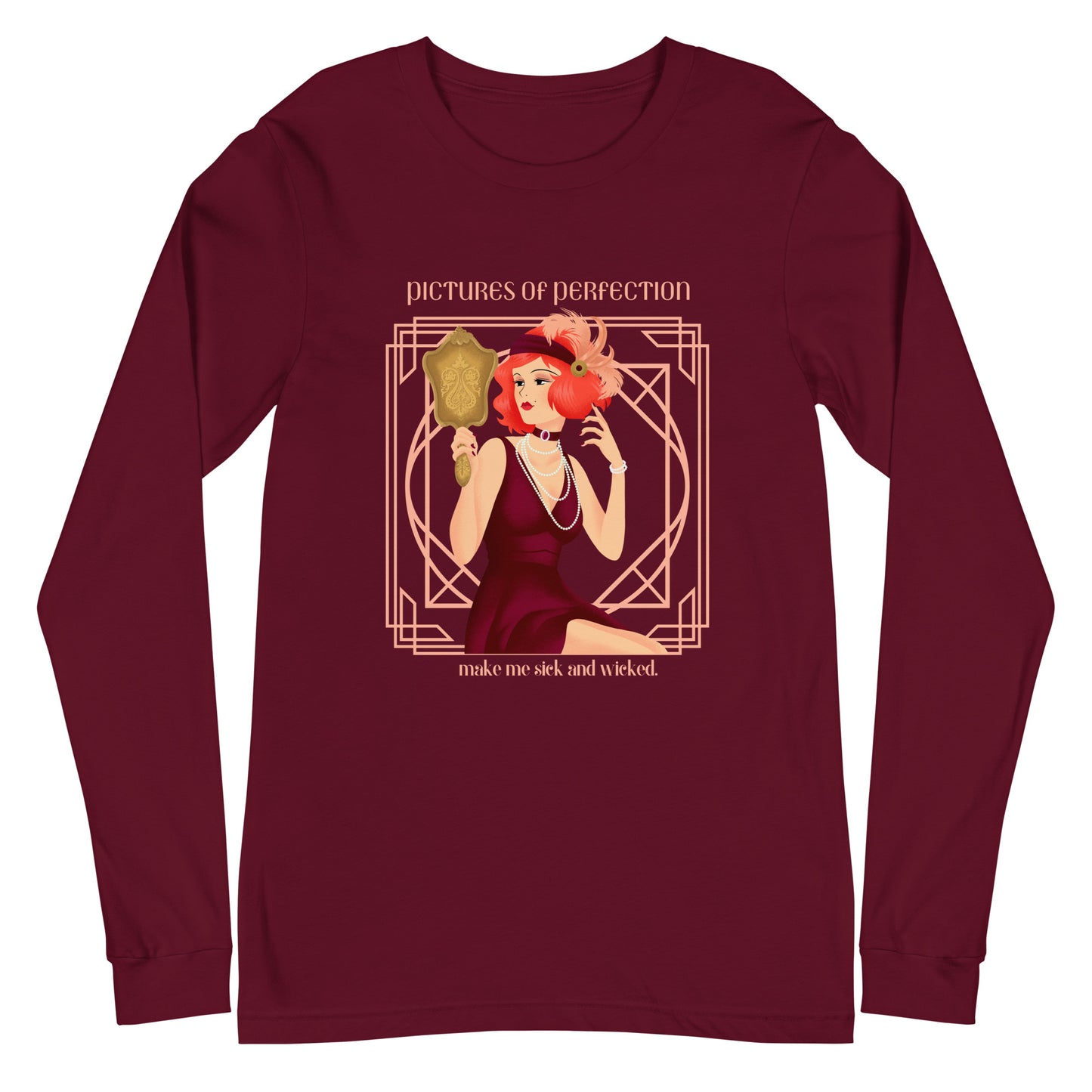 Art Deco - Perfection Unisex Long Sleeve Tee