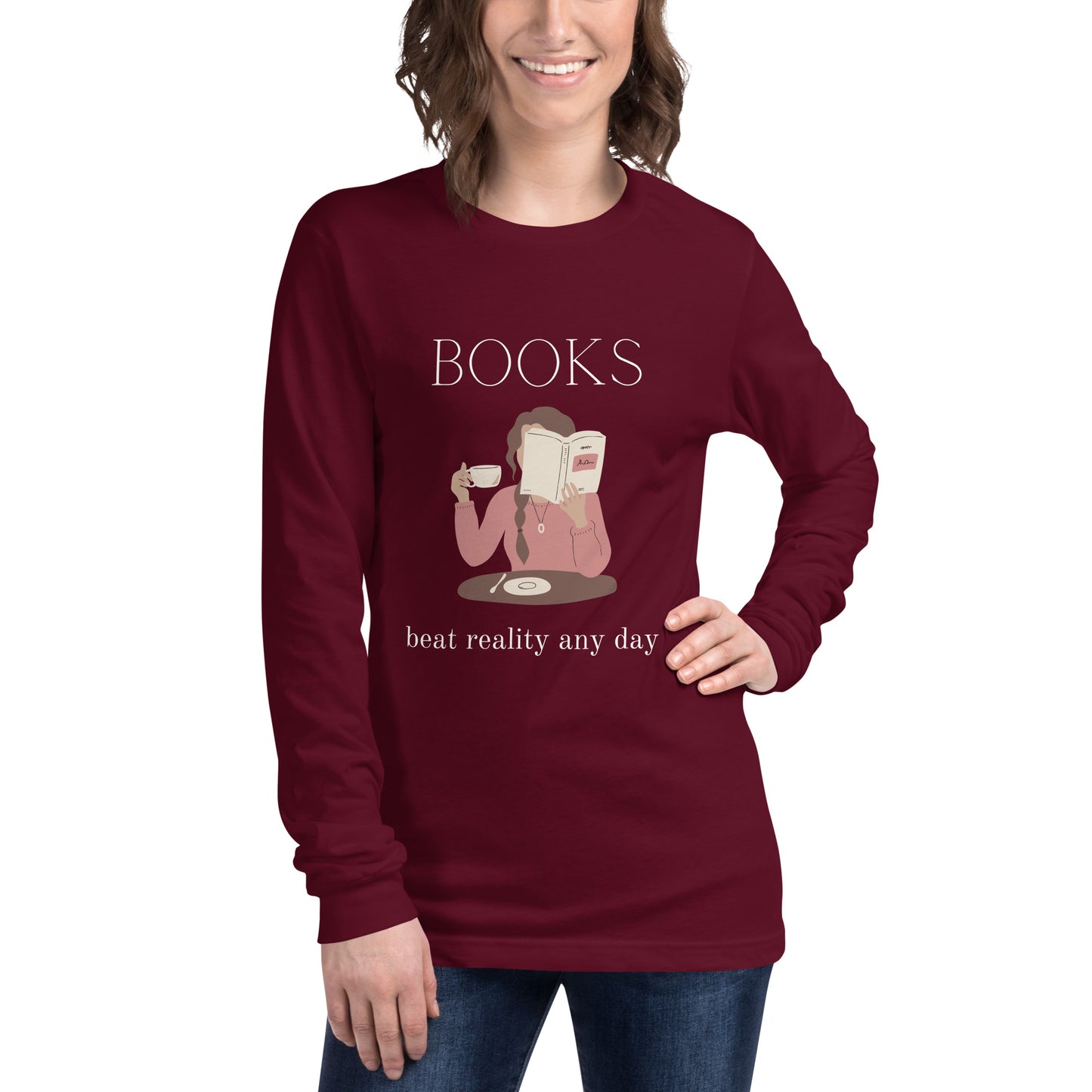 Book Lovers Unisex Long Sleeve Tee