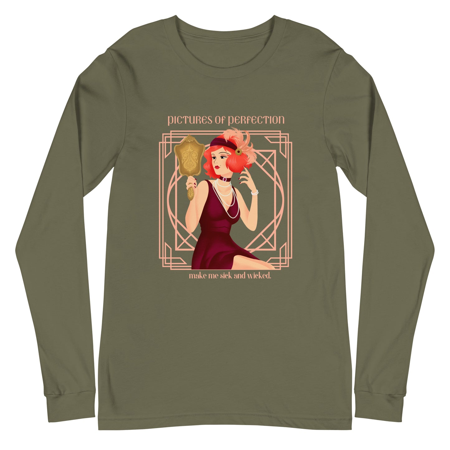 Art Deco - Perfection Unisex Long Sleeve Tee
