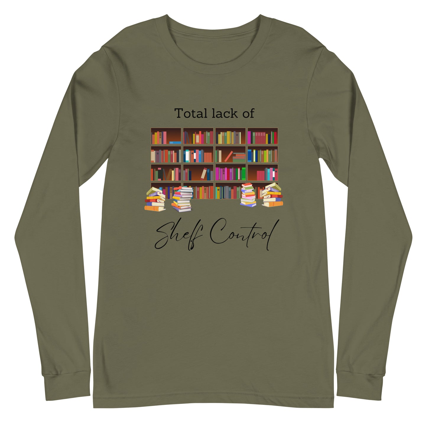 Shelf Control Unisex Long Sleeve Tee