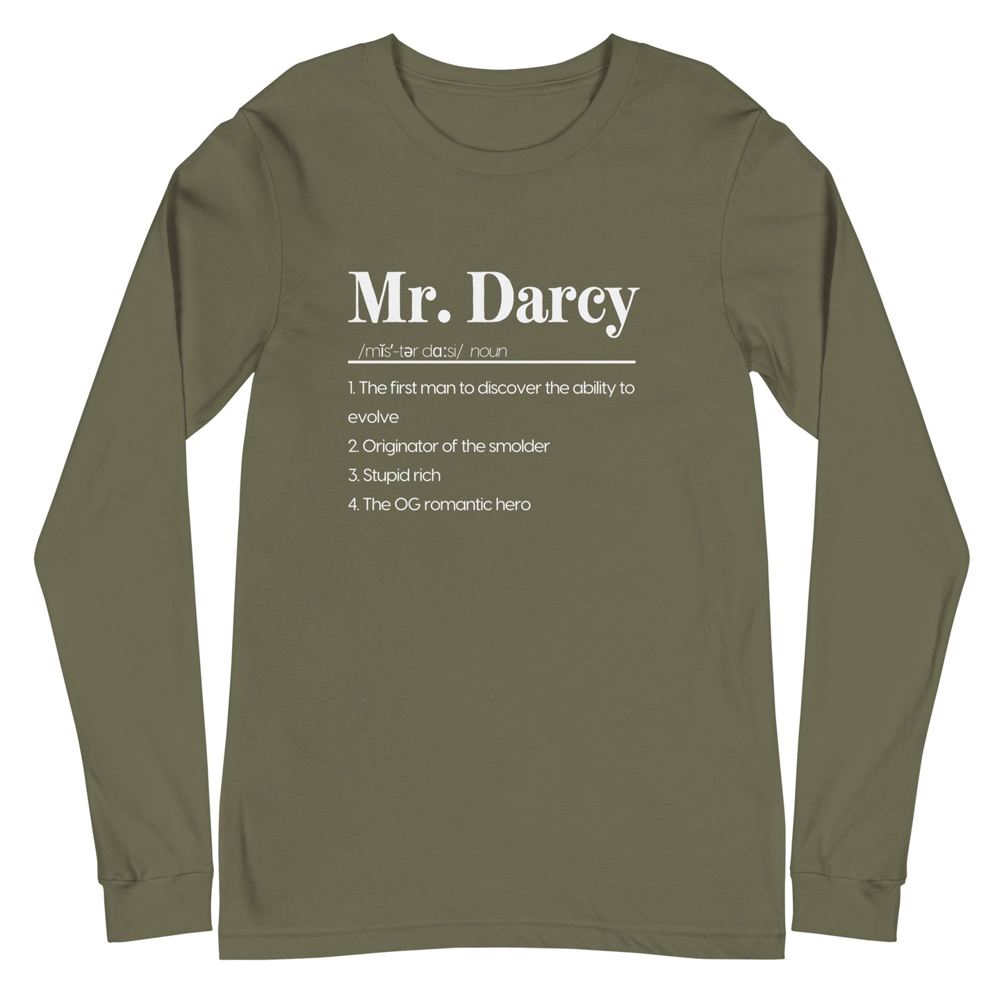 Darcy Definitions Unisex Long Sleeve Tee
