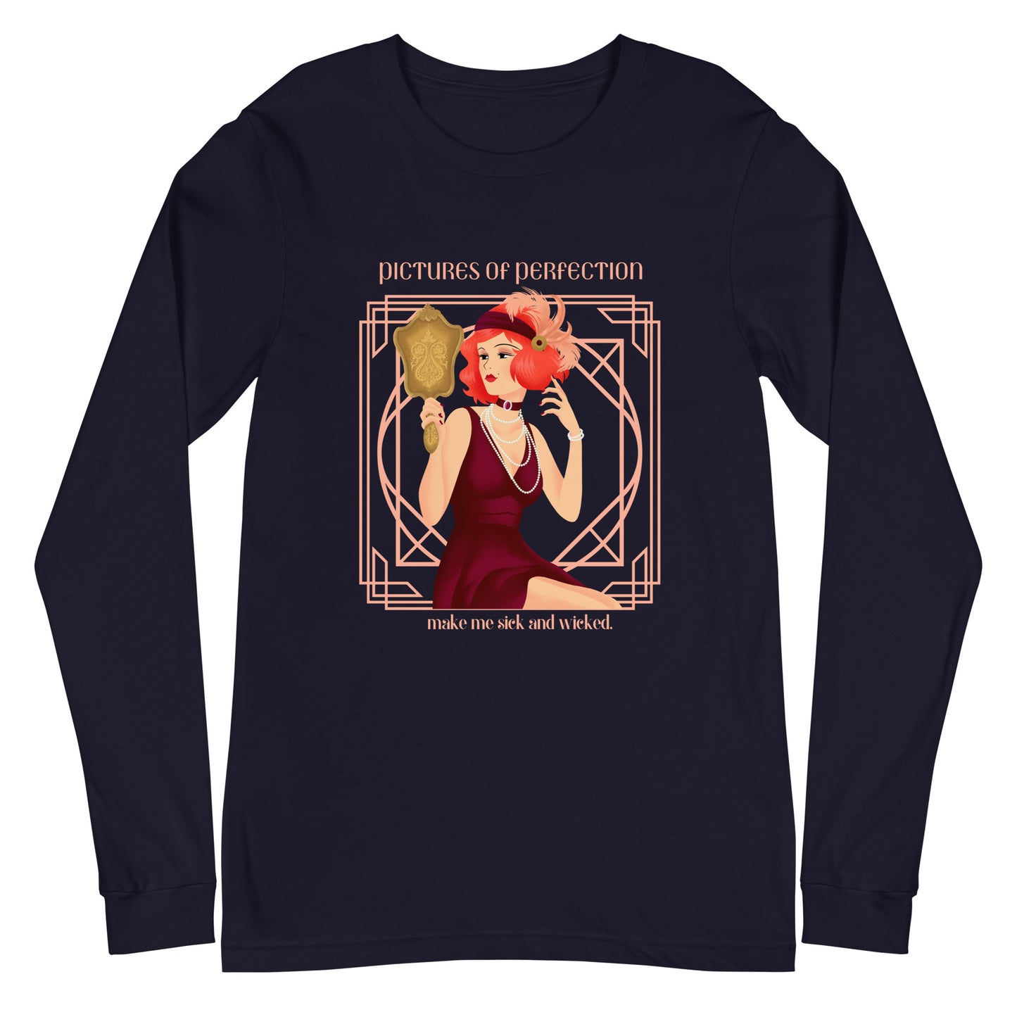 Art Deco - Perfection Unisex Long Sleeve Tee