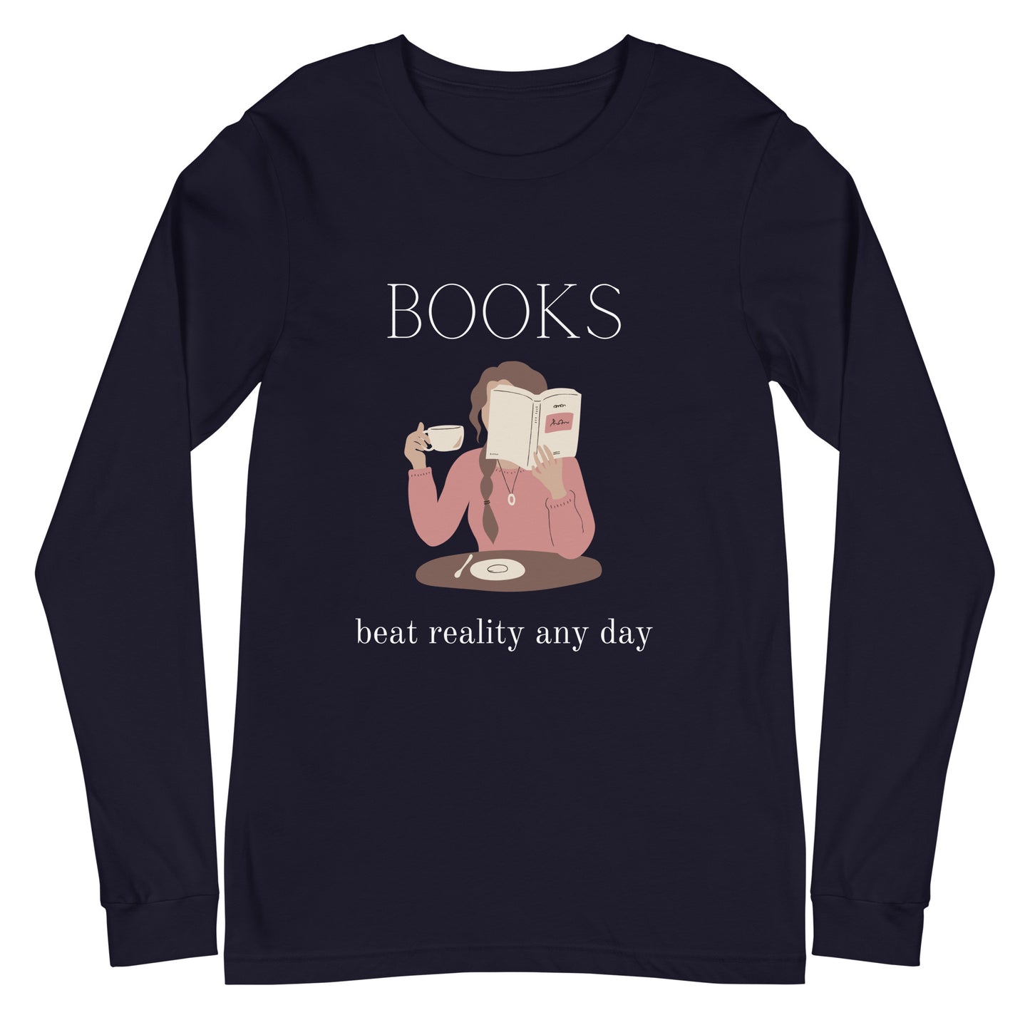 Book Lovers Unisex Long Sleeve Tee