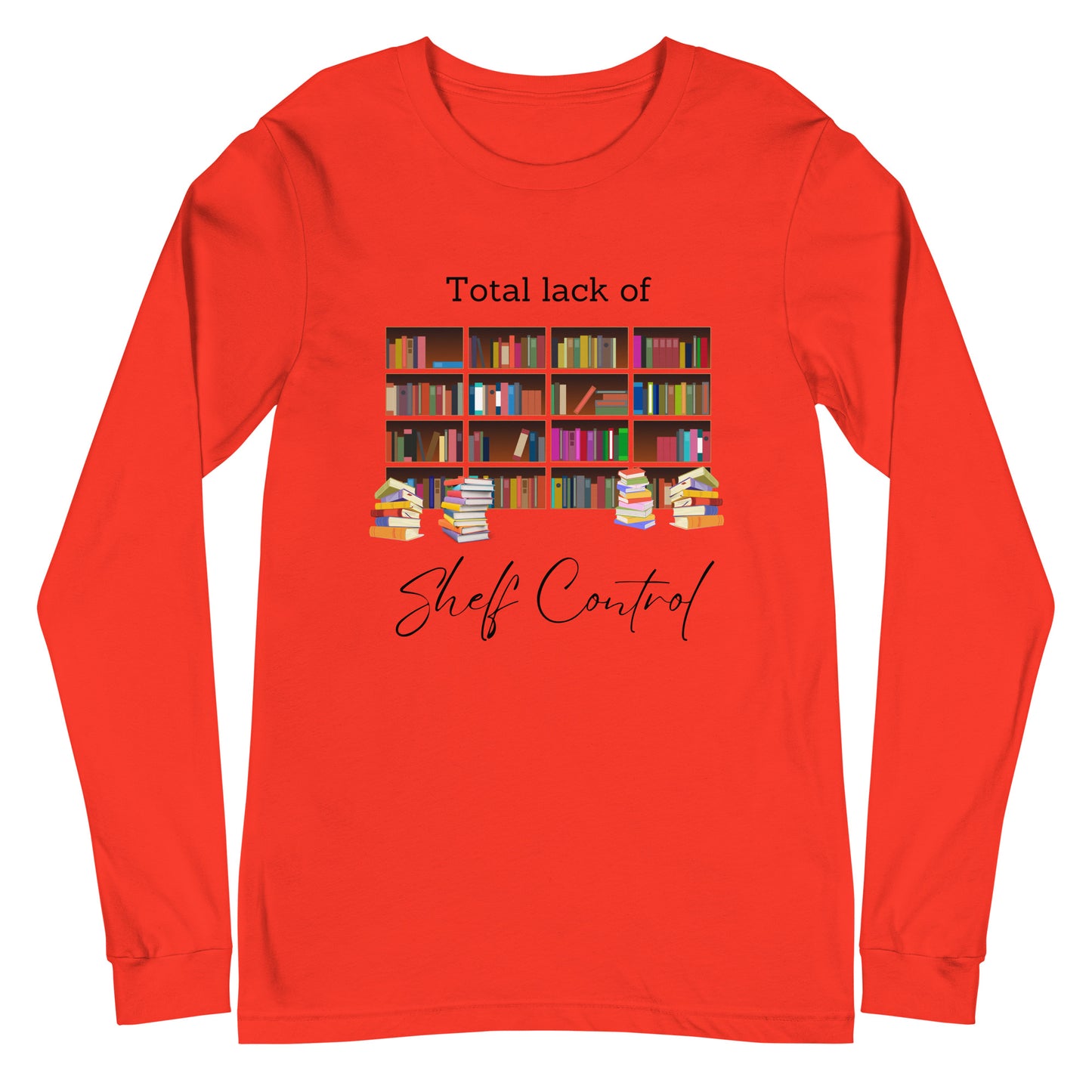 Shelf Control Unisex Long Sleeve Tee