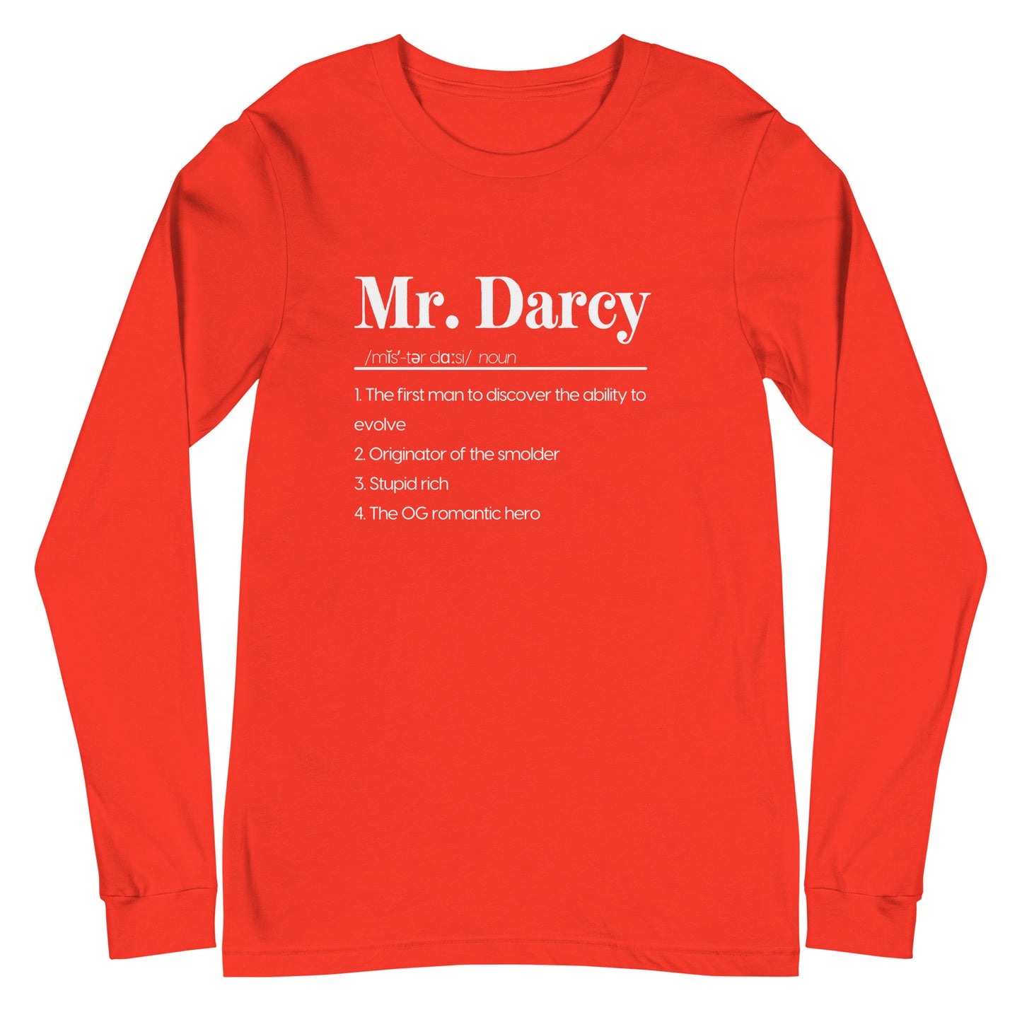 Darcy Definitions Unisex Long Sleeve Tee