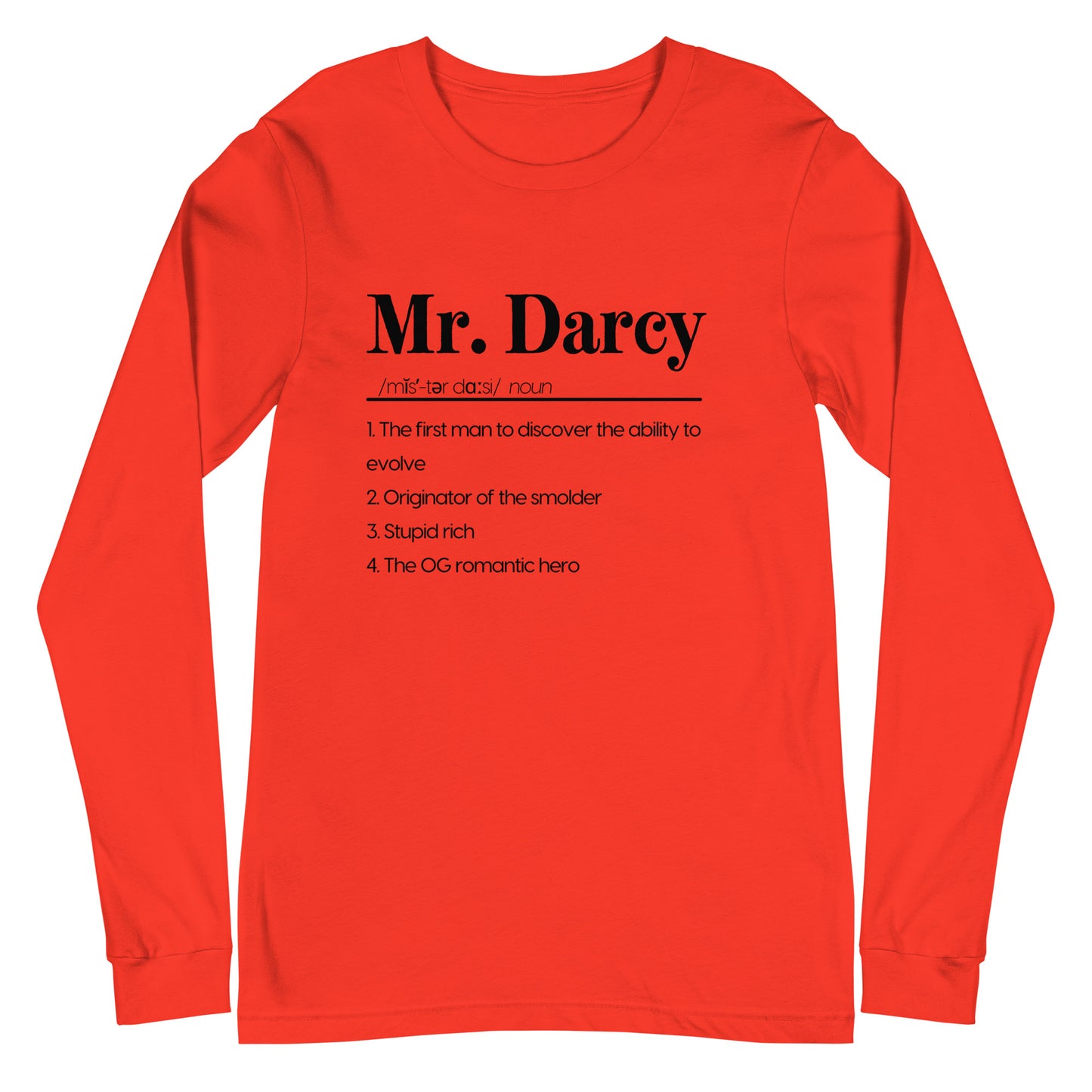 Darcy Definitions Unisex Long Sleeve Tee