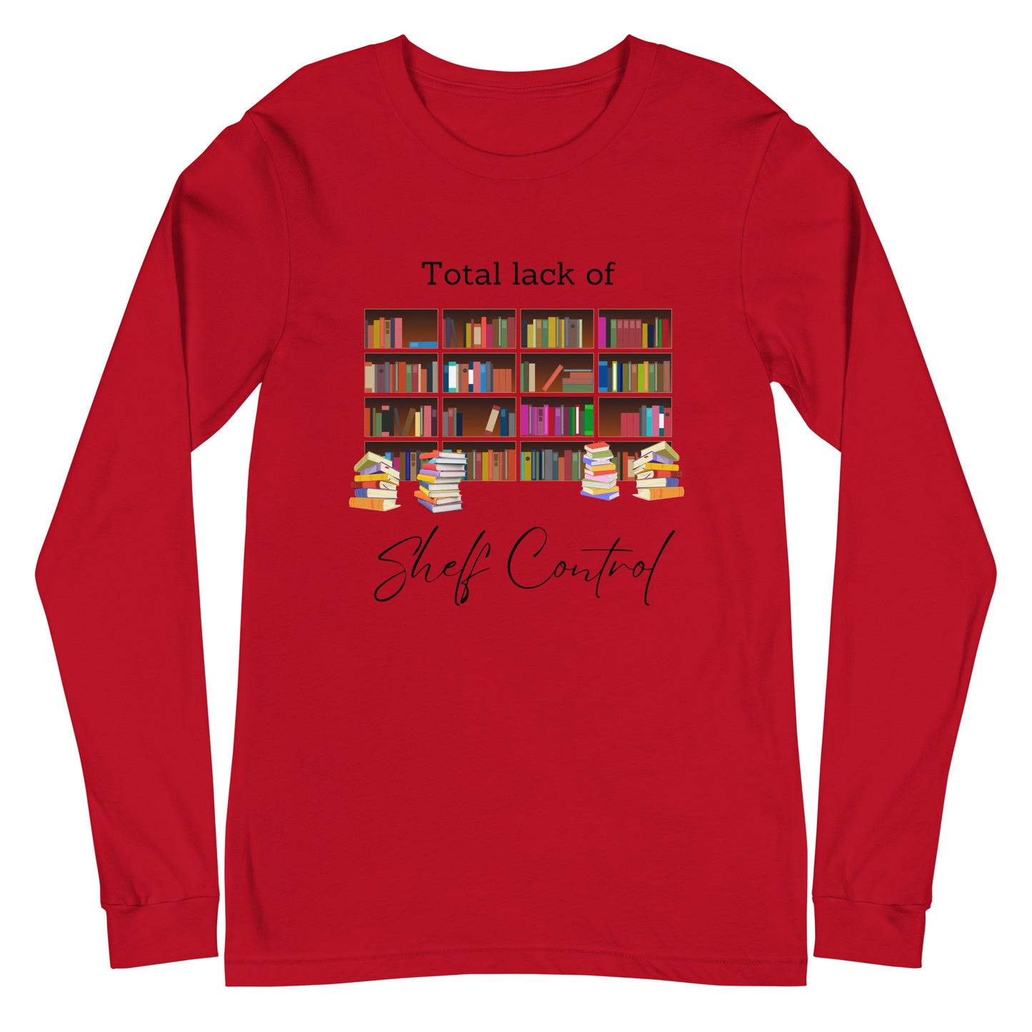 Shelf Control Unisex Long Sleeve Tee