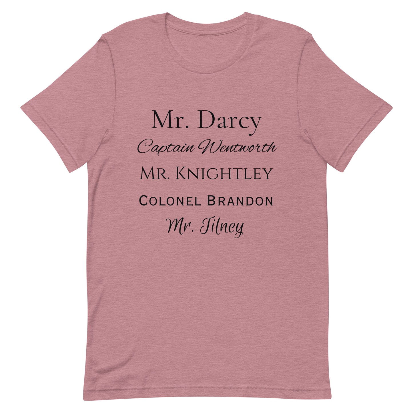 Austen Heroes Unisex T-shirt