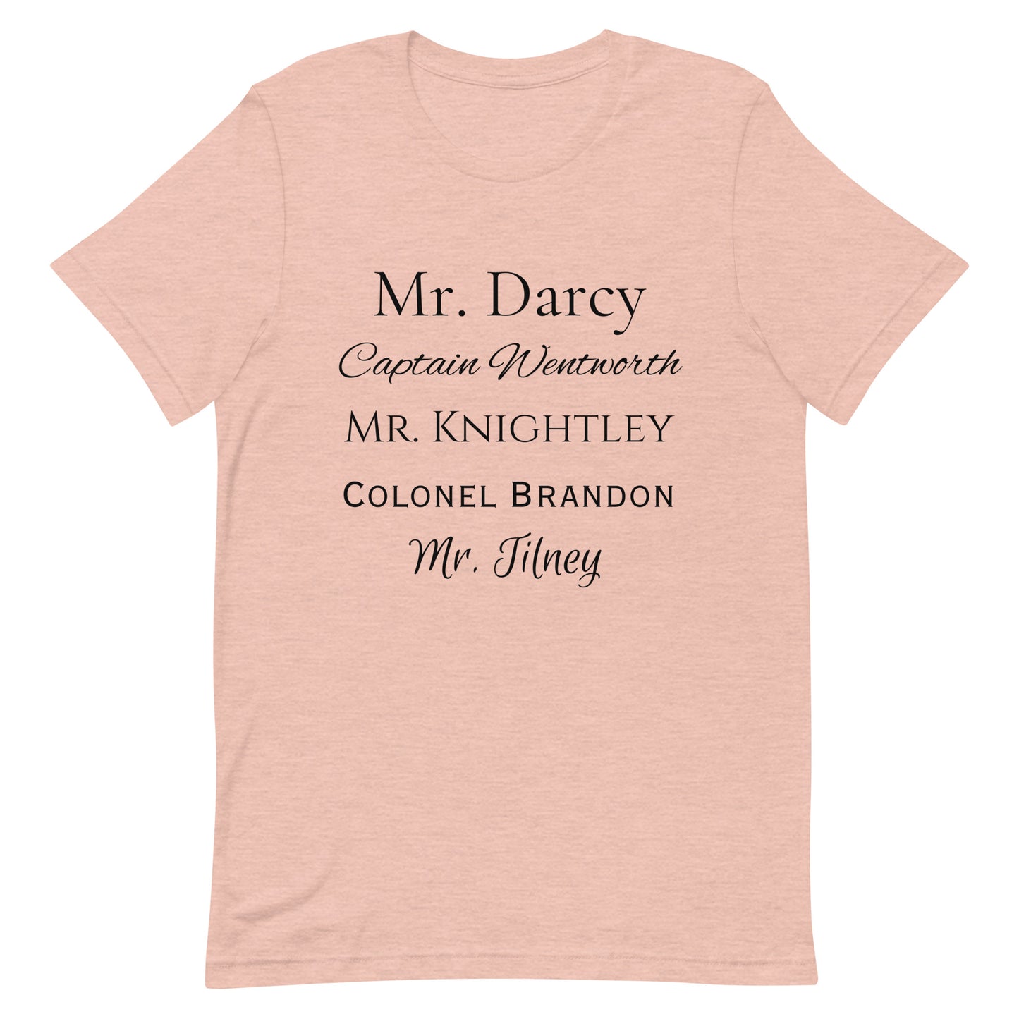Austen Heroes Unisex T-shirt
