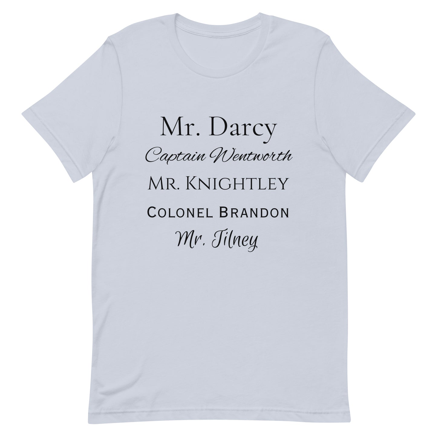 Austen Heroes Unisex T-shirt