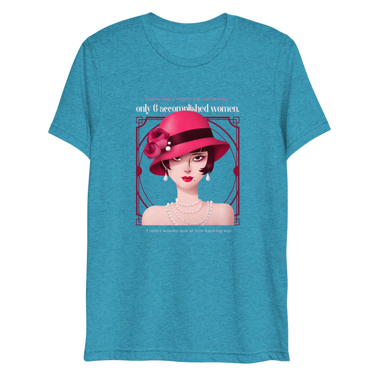 Art Deco - Accomplished Women Short sleeve tri-blend