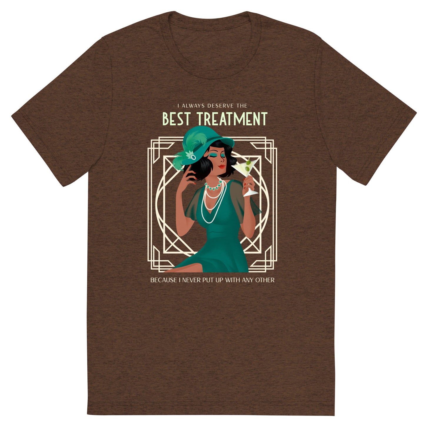 Art Deco - Best Treatment Short sleeve tri-blend