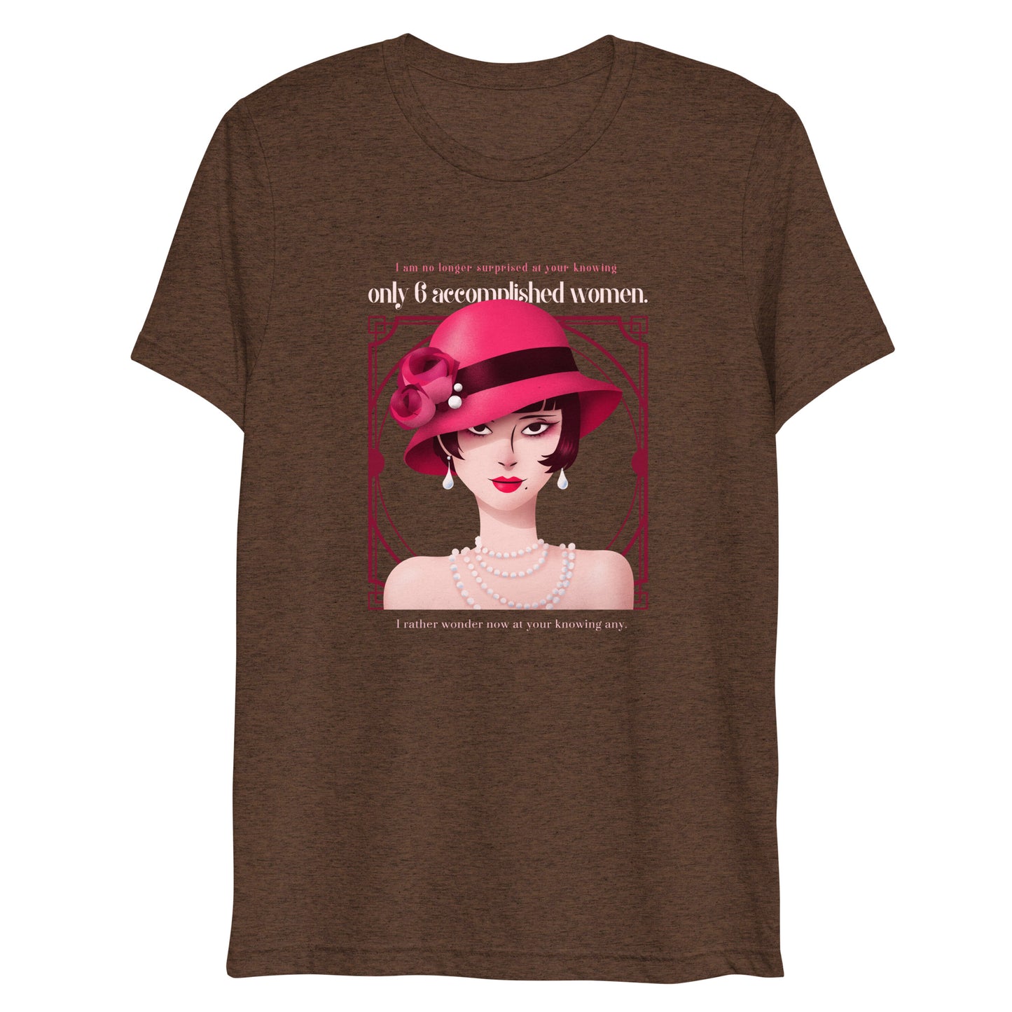 Art Deco - Accomplished Women Short sleeve tri-blend