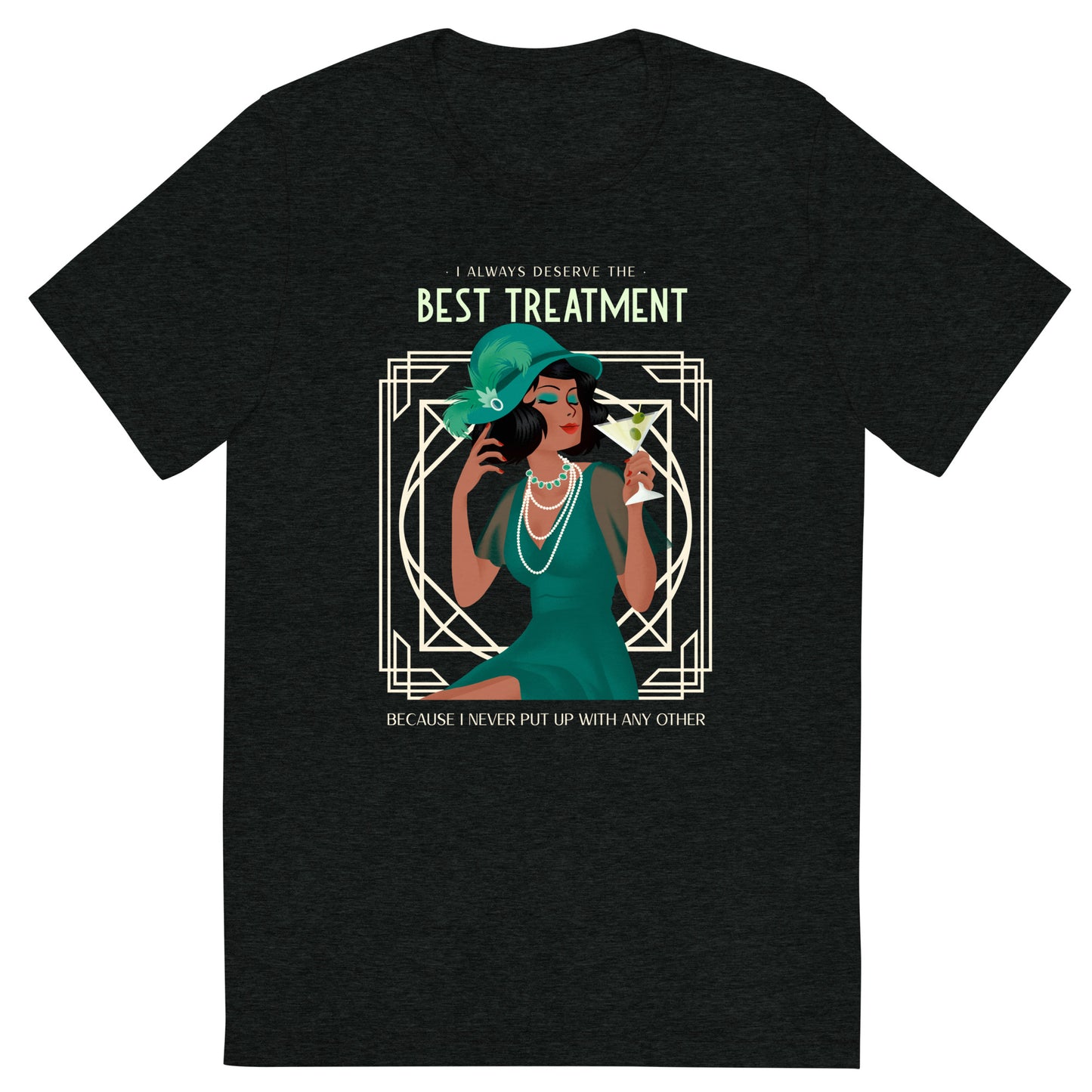 Art Deco - Best Treatment Short sleeve tri-blend