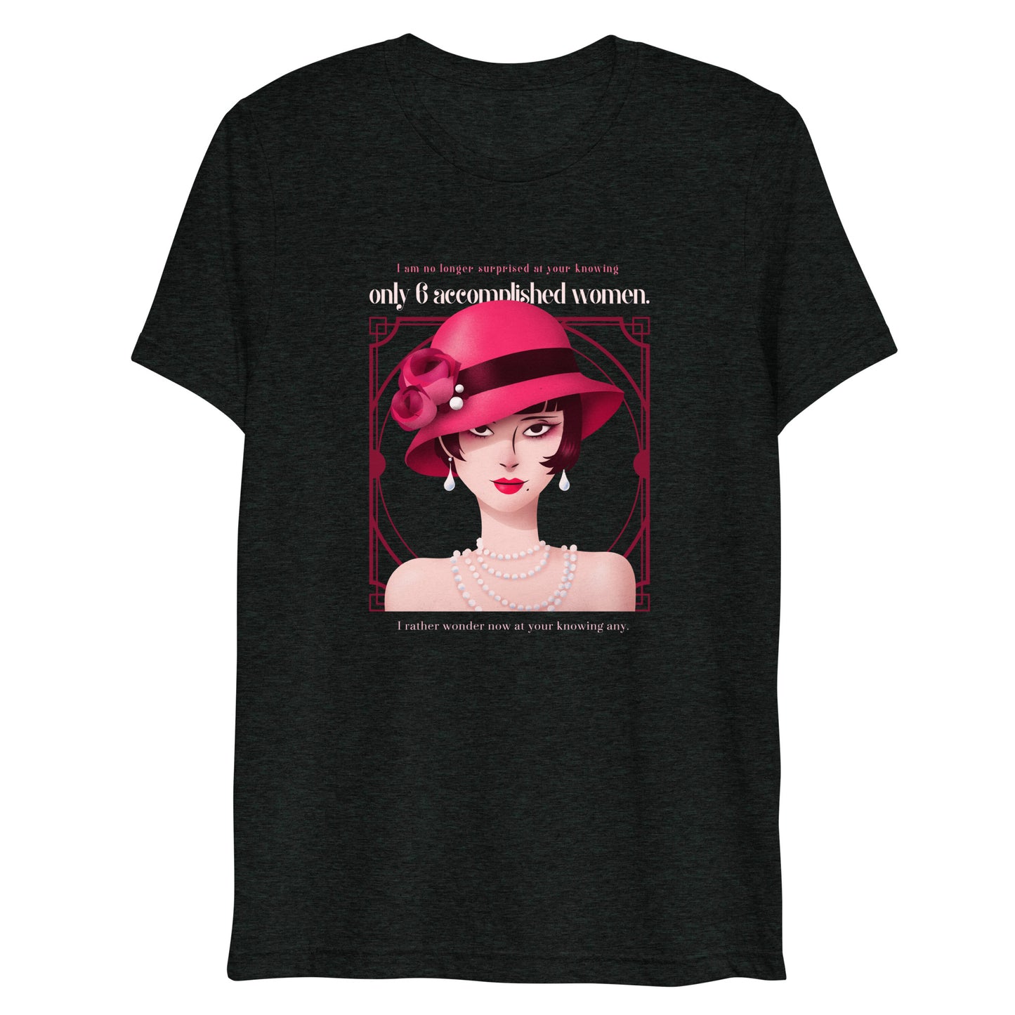 Art Deco - Accomplished Women Short sleeve tri-blend