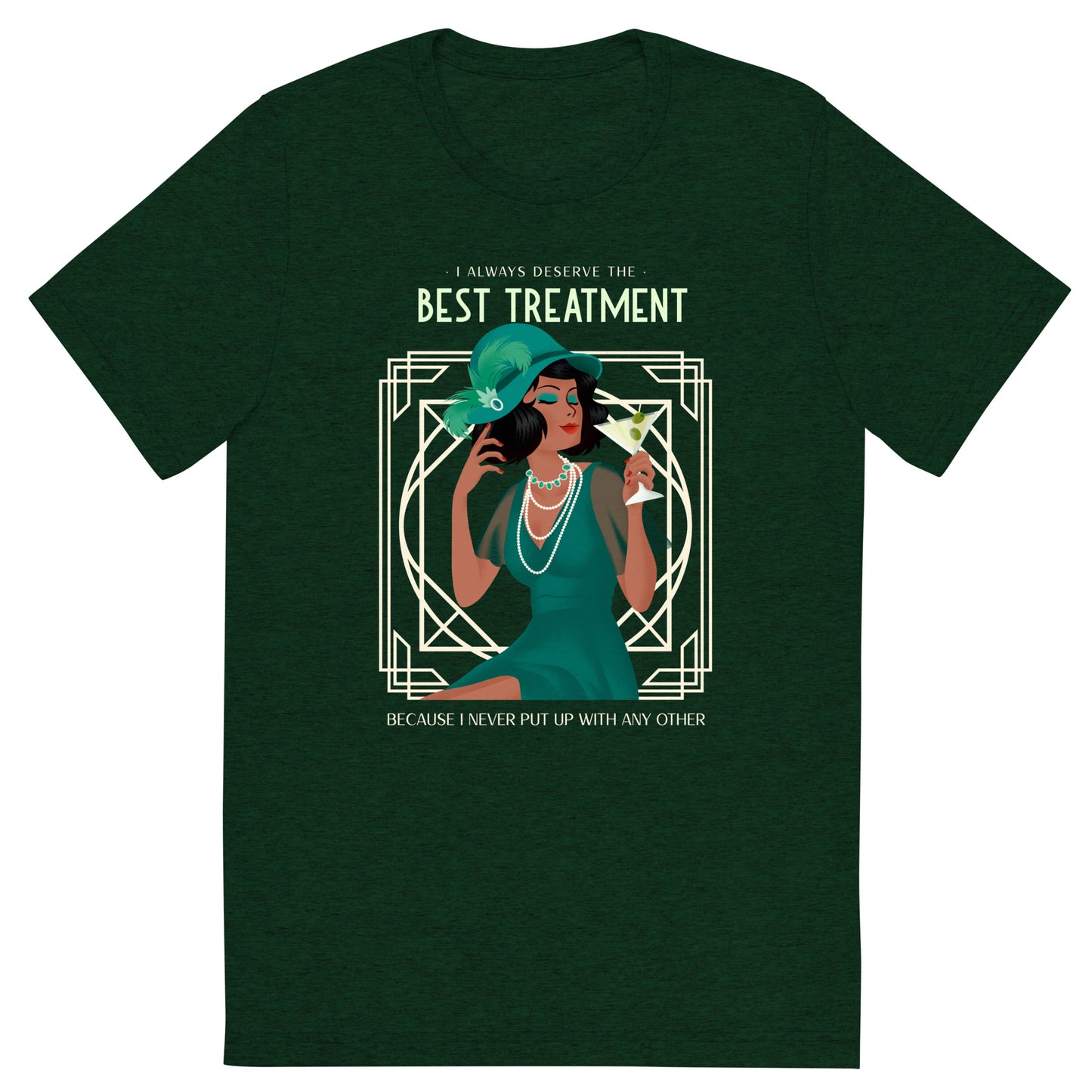 Art Deco - Best Treatment Short sleeve tri-blend