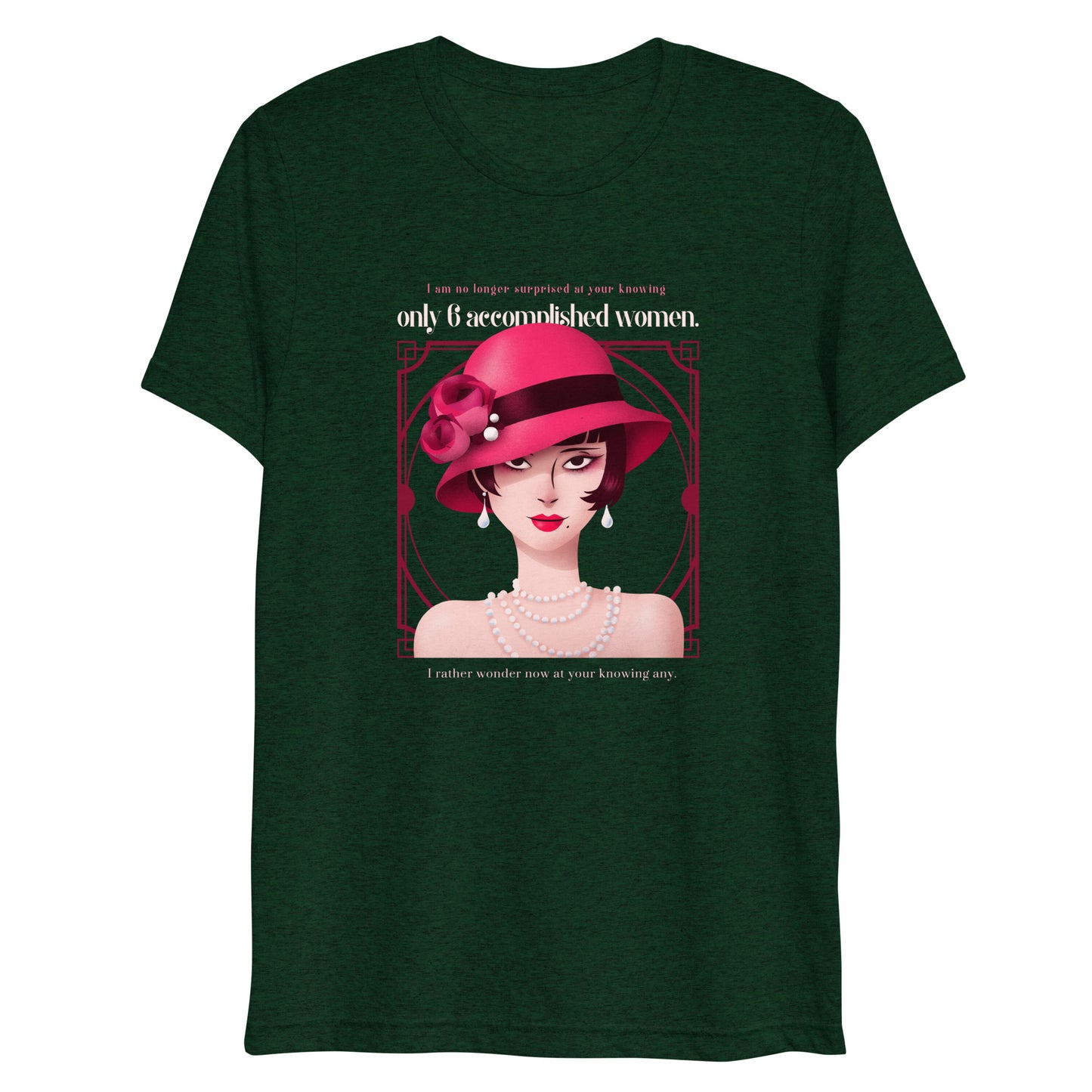 Art Deco - Accomplished Women Short sleeve tri-blend