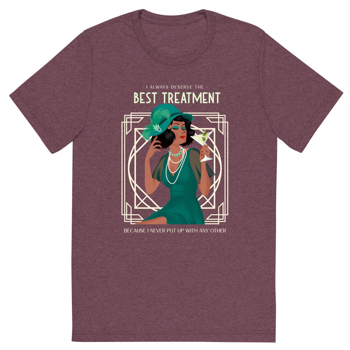 Art Deco - Best Treatment Short sleeve tri-blend