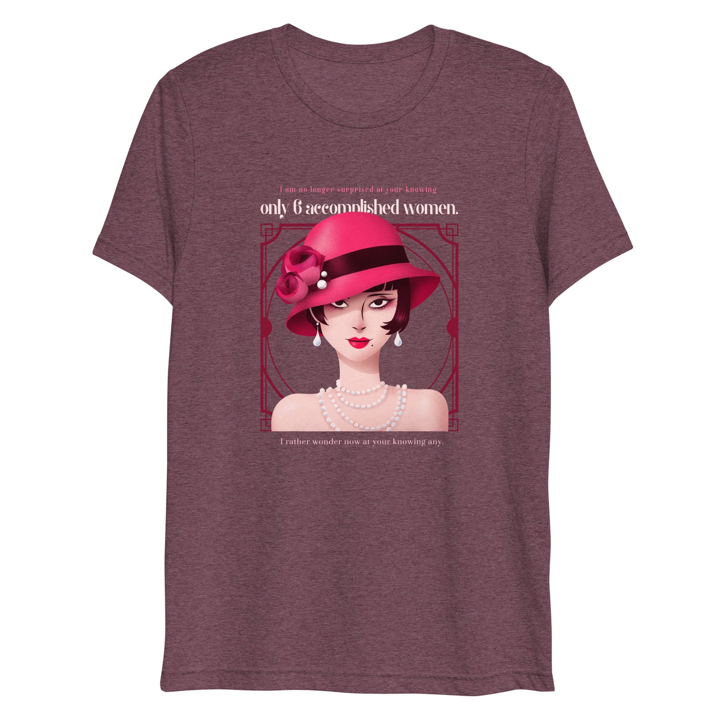 Art Deco - Accomplished Women Short sleeve tri-blend