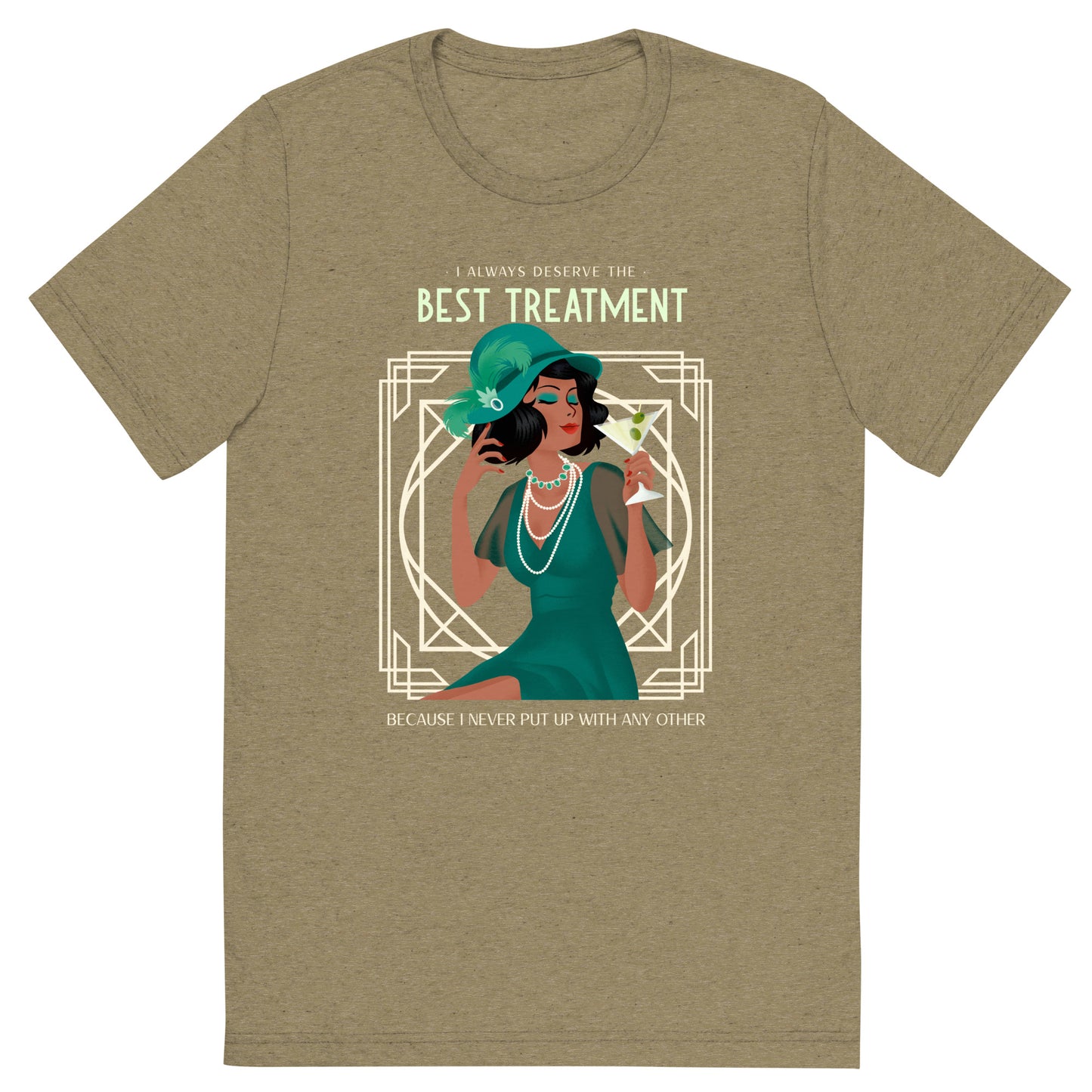 Art Deco - Best Treatment Short sleeve tri-blend