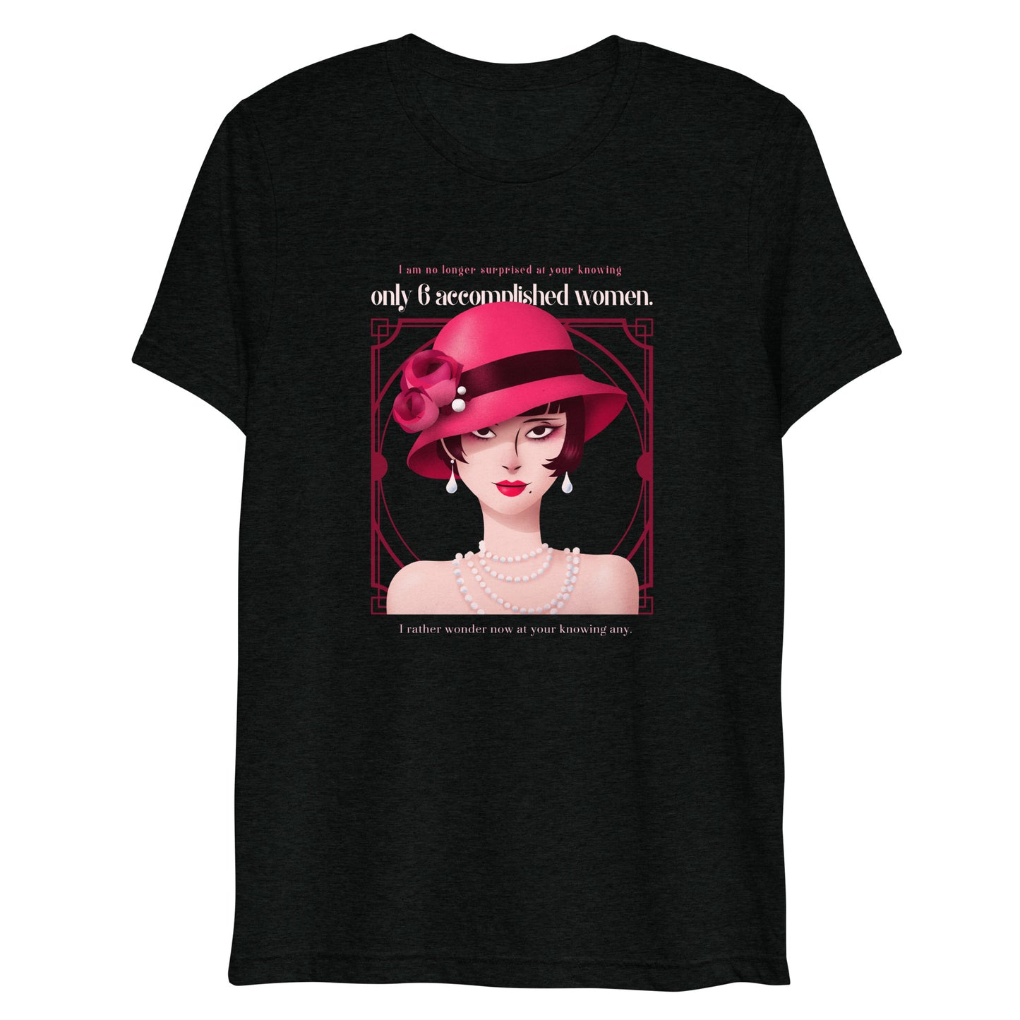 Art Deco - Accomplished Women Short sleeve tri-blend