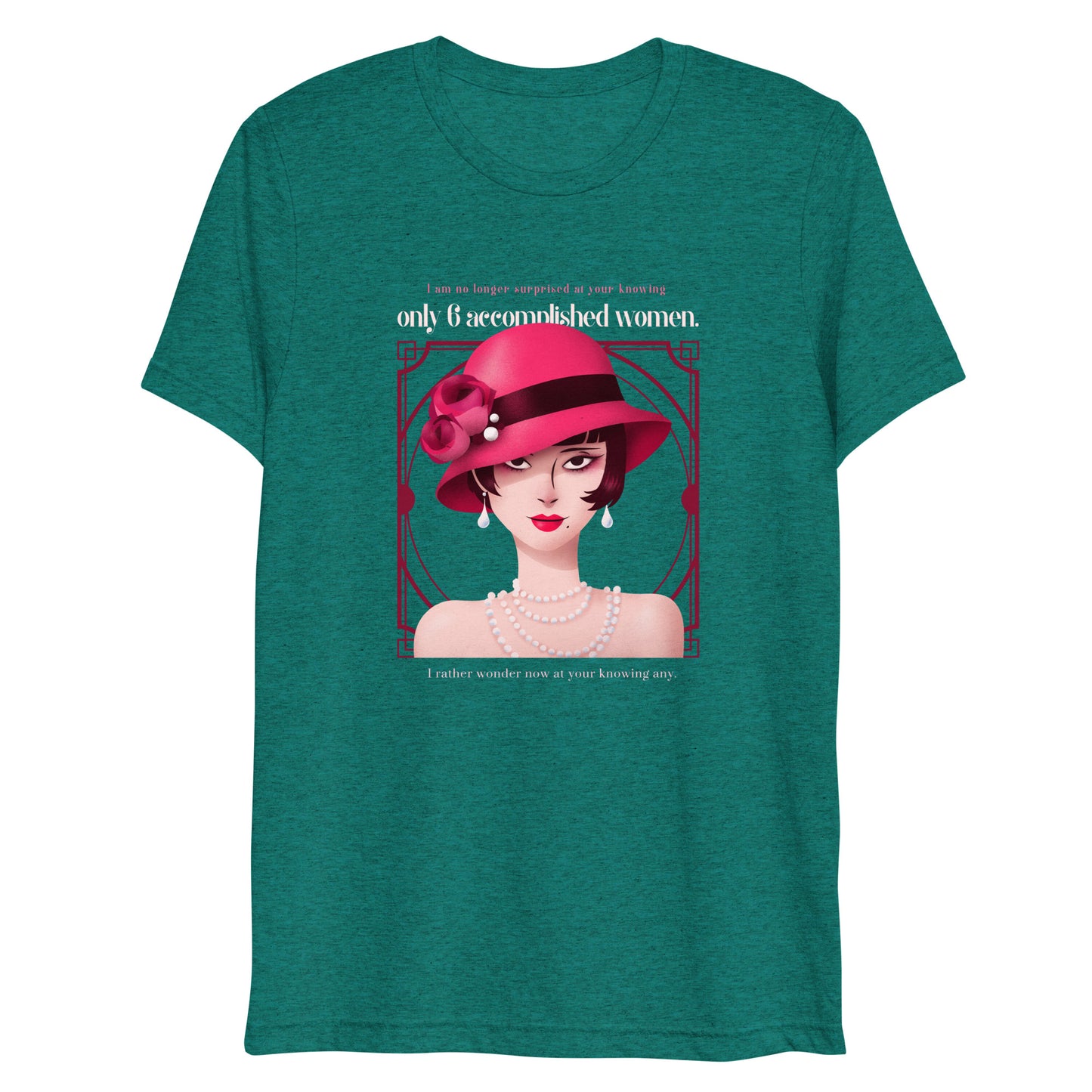 Art Deco - Accomplished Women Short sleeve tri-blend
