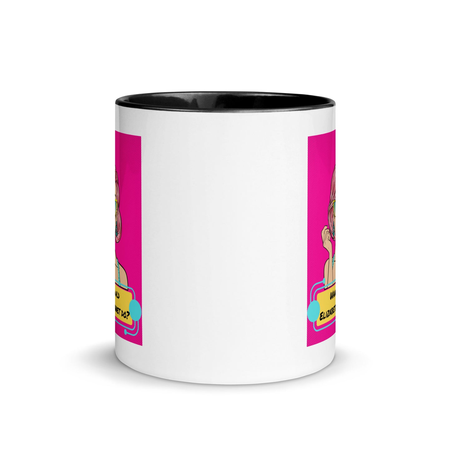 What would Elizabeth Bennet do? Mug with Color Inside