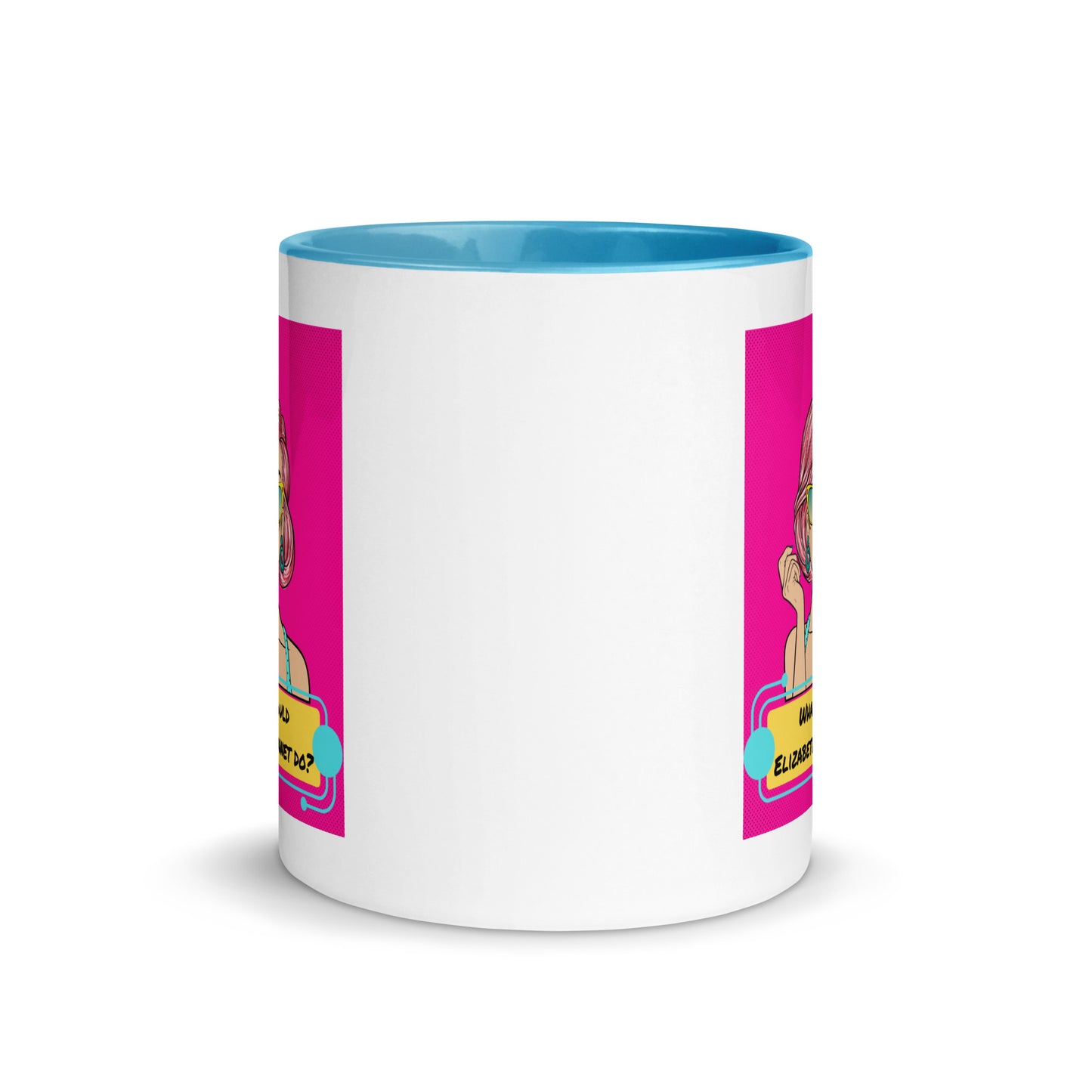 What would Elizabeth Bennet do? Mug with Color Inside