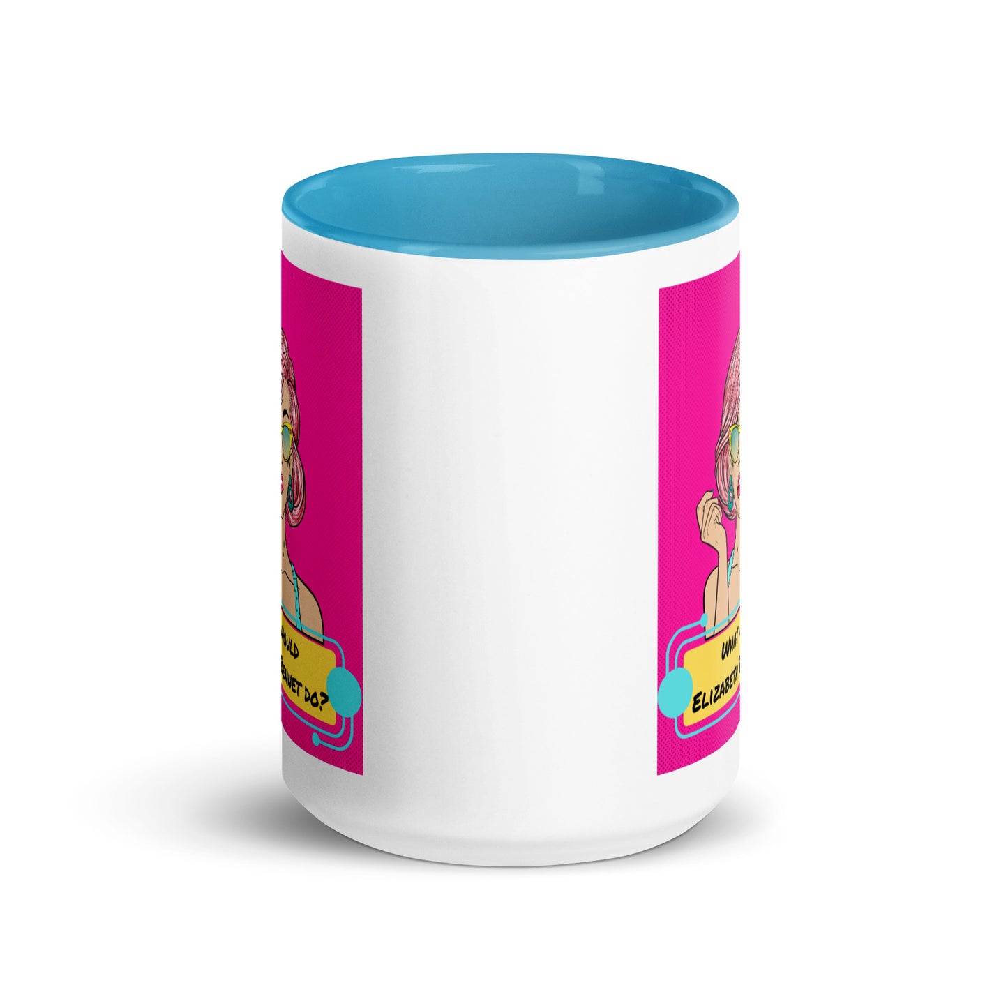What would Elizabeth Bennet do? Mug with Color Inside