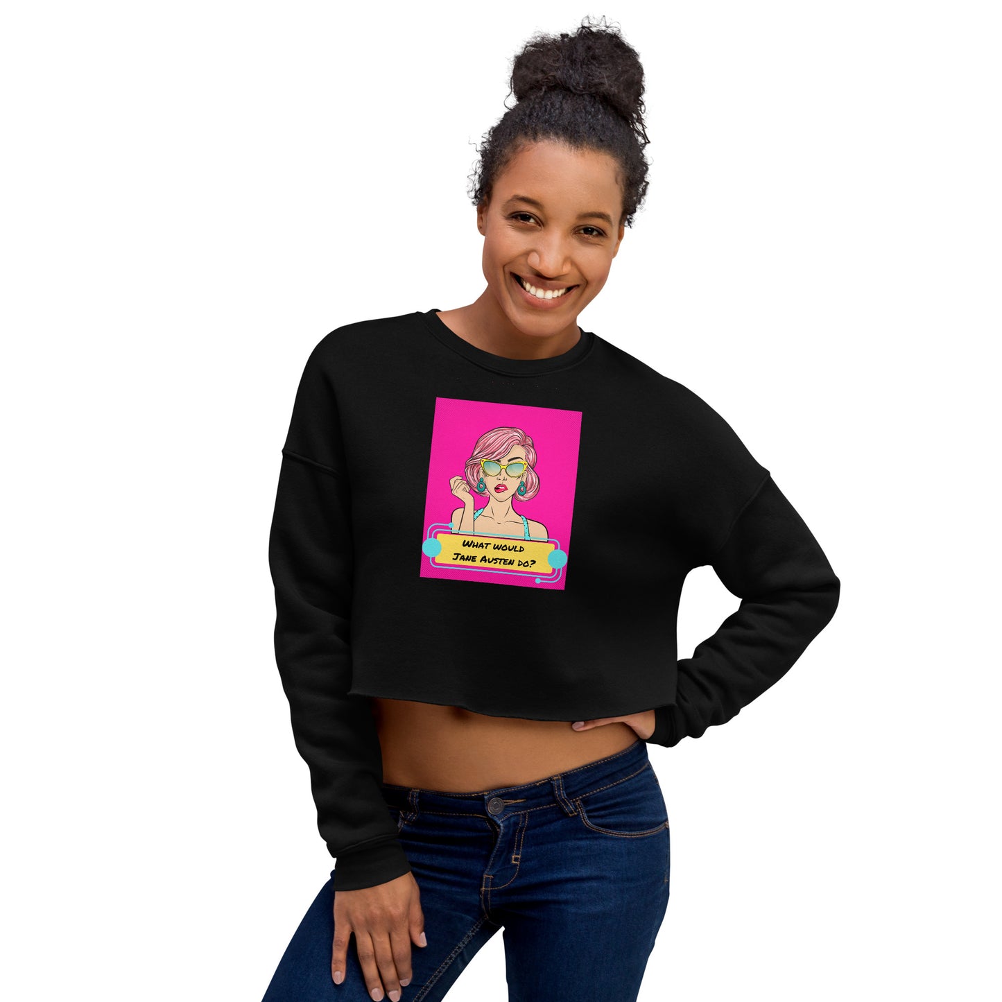WWJAD Crop Sweatshirt