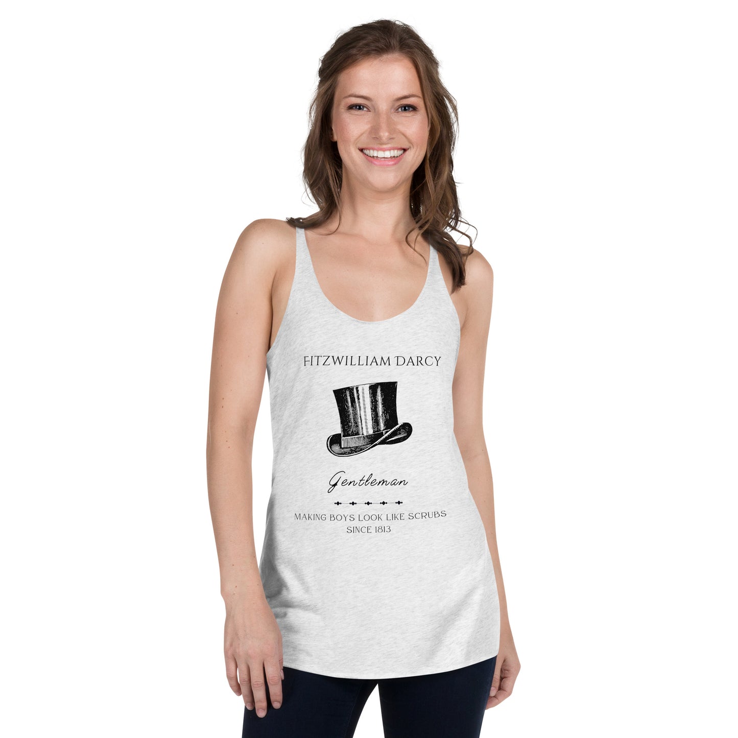 Fitzwilliam Darcy, Making Boys Look Like Scrubs - Women's Racerback Tank