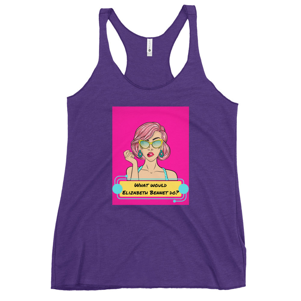 What would Elizabeth Bennet do? Women's Racerback Tank
