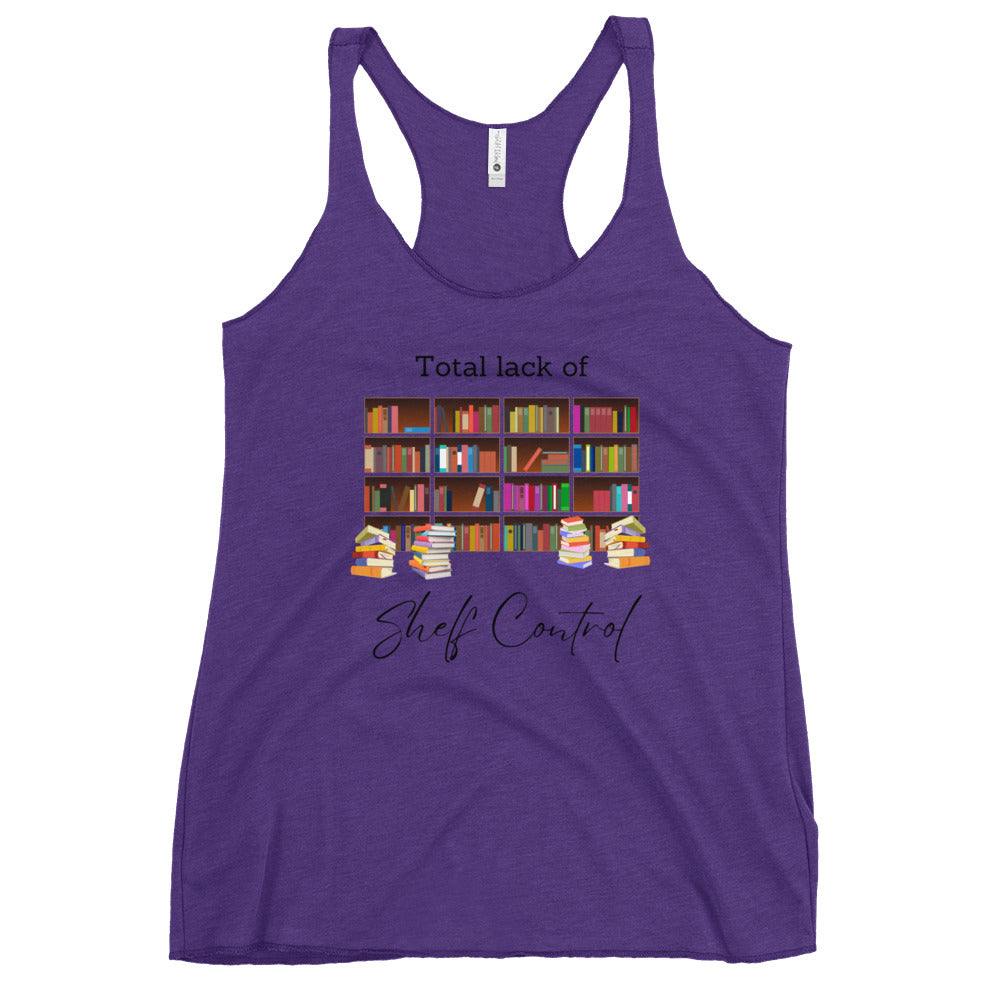 Total Lack of Shelf Control, Women's Racerback Tank