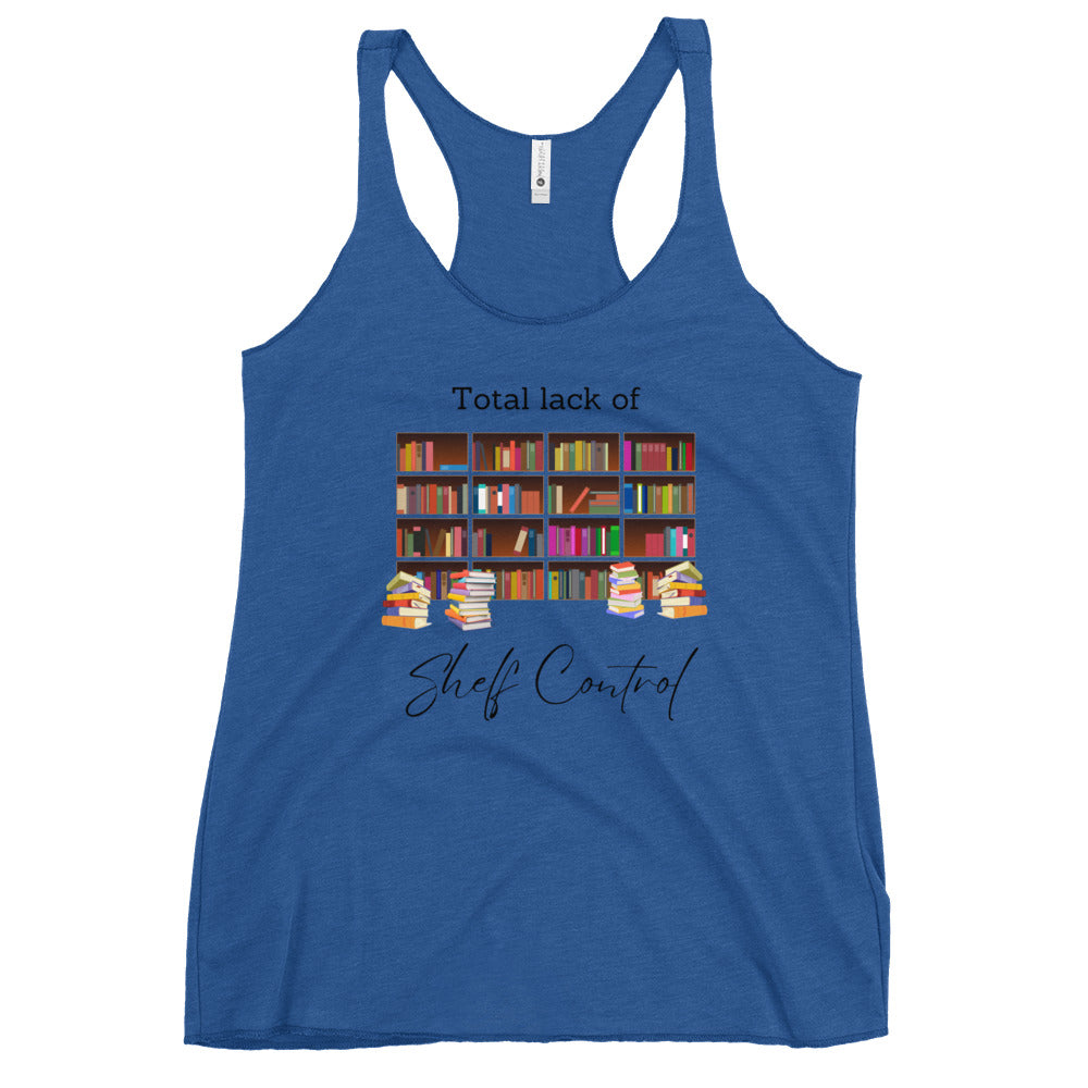Total Lack of Shelf Control, Women's Racerback Tank
