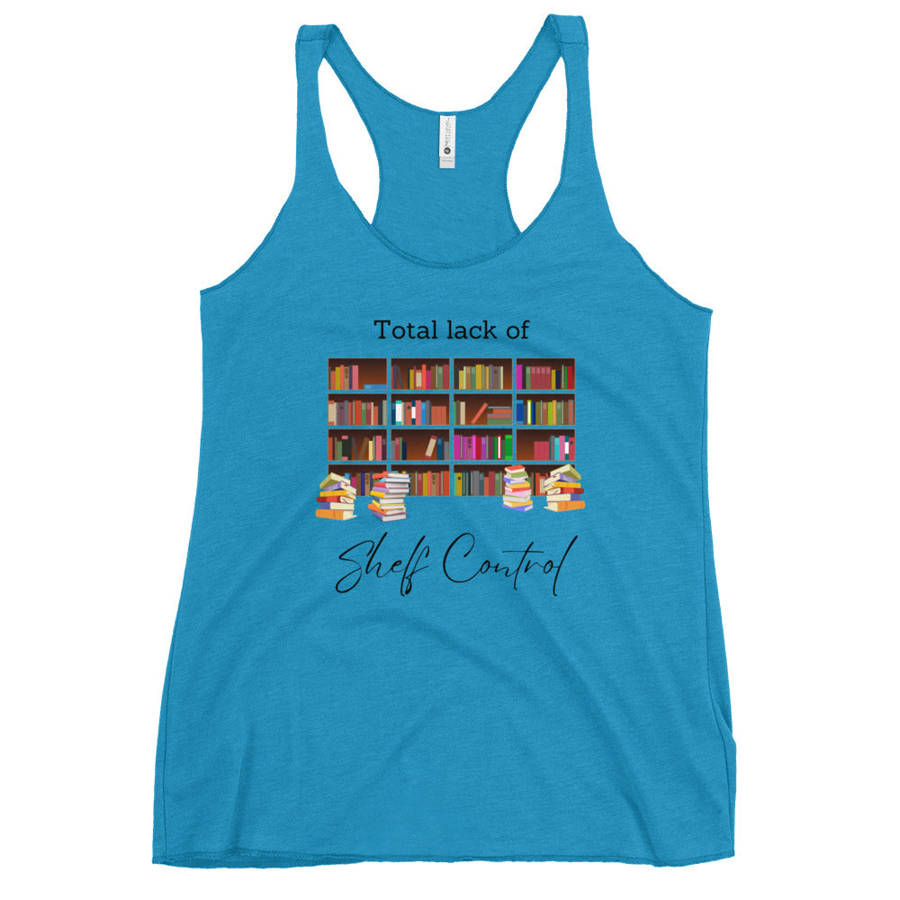 Total Lack of Shelf Control, Women's Racerback Tank
