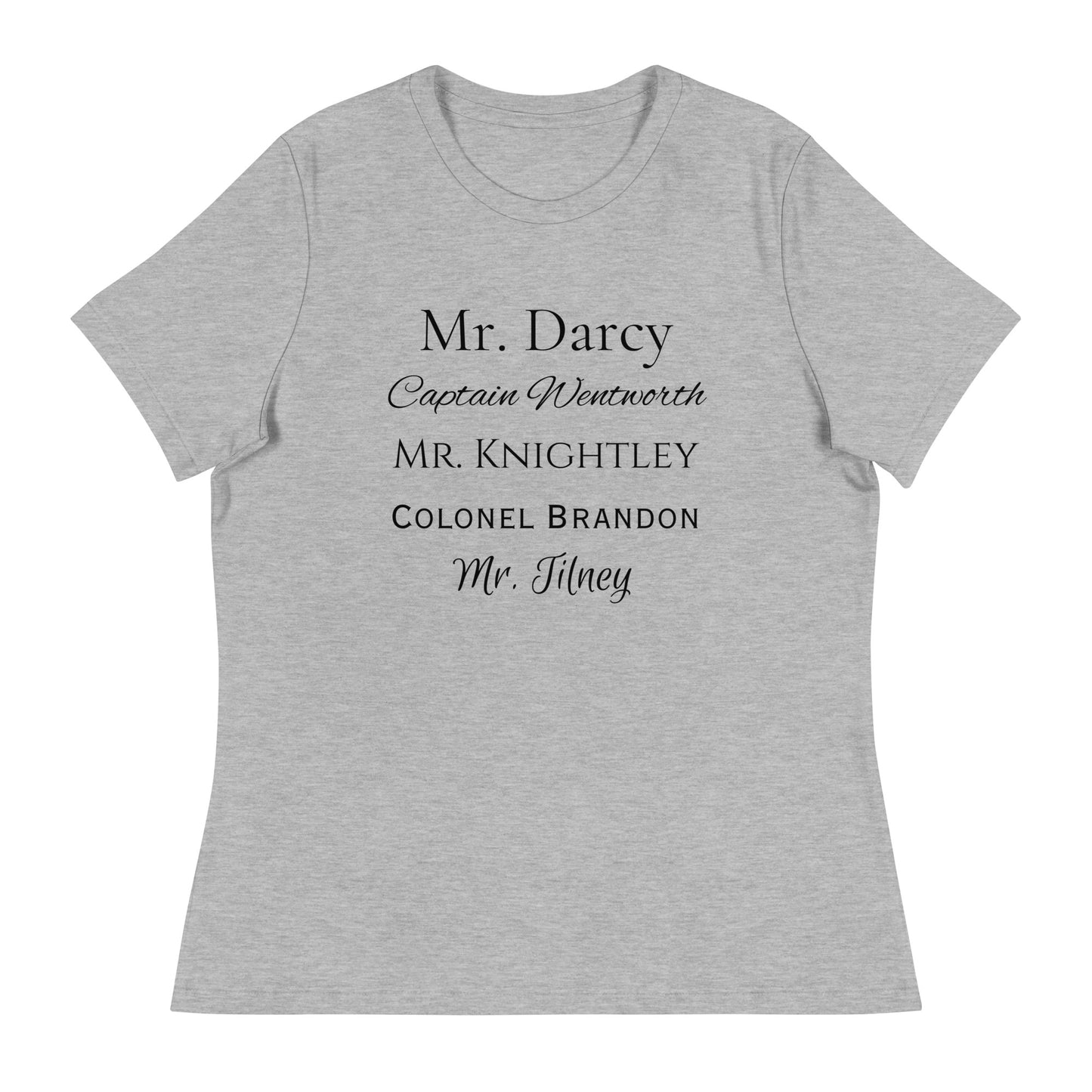 Austen Heroes Women's Relaxed T-Shirt