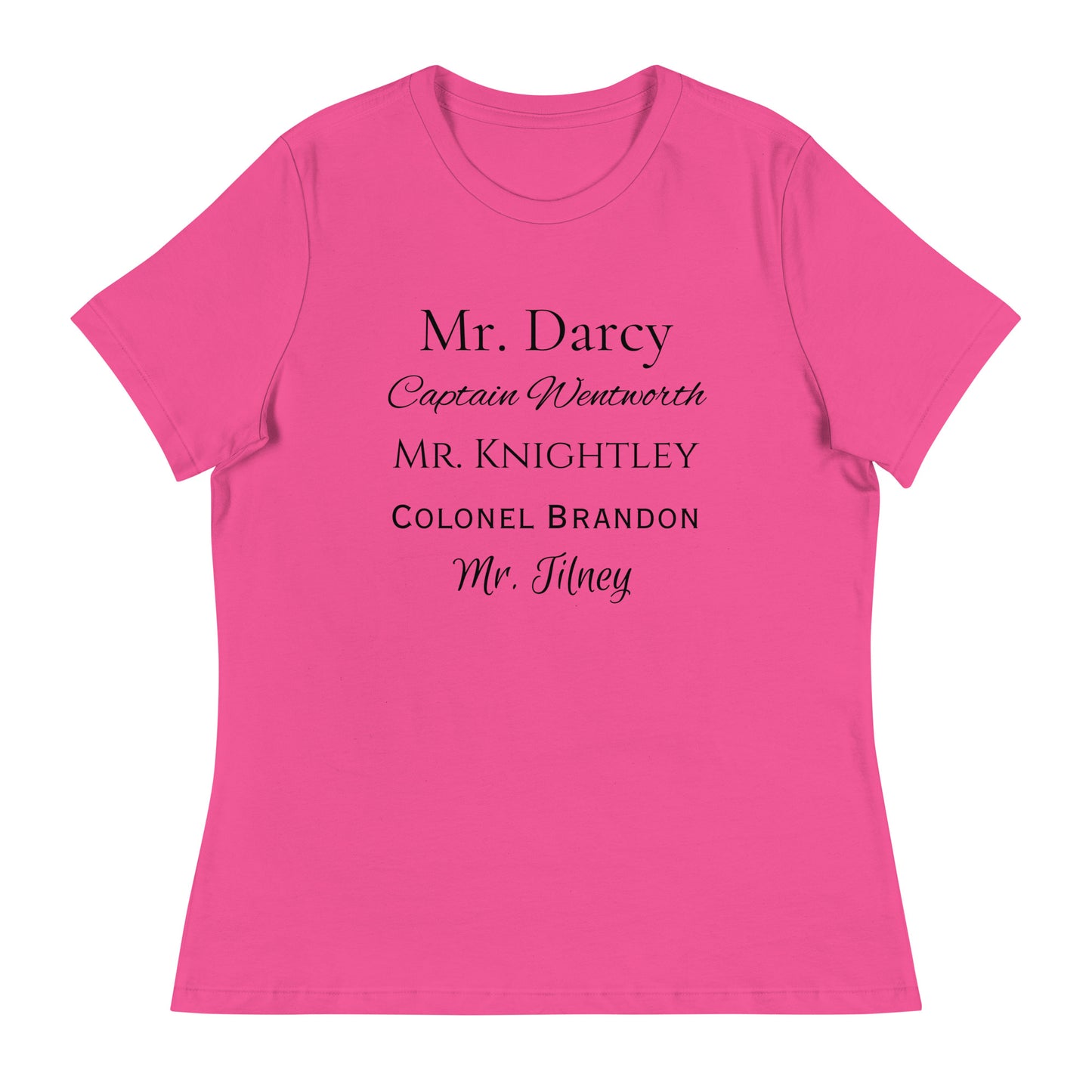 Austen Heroes Women's Relaxed T-Shirt