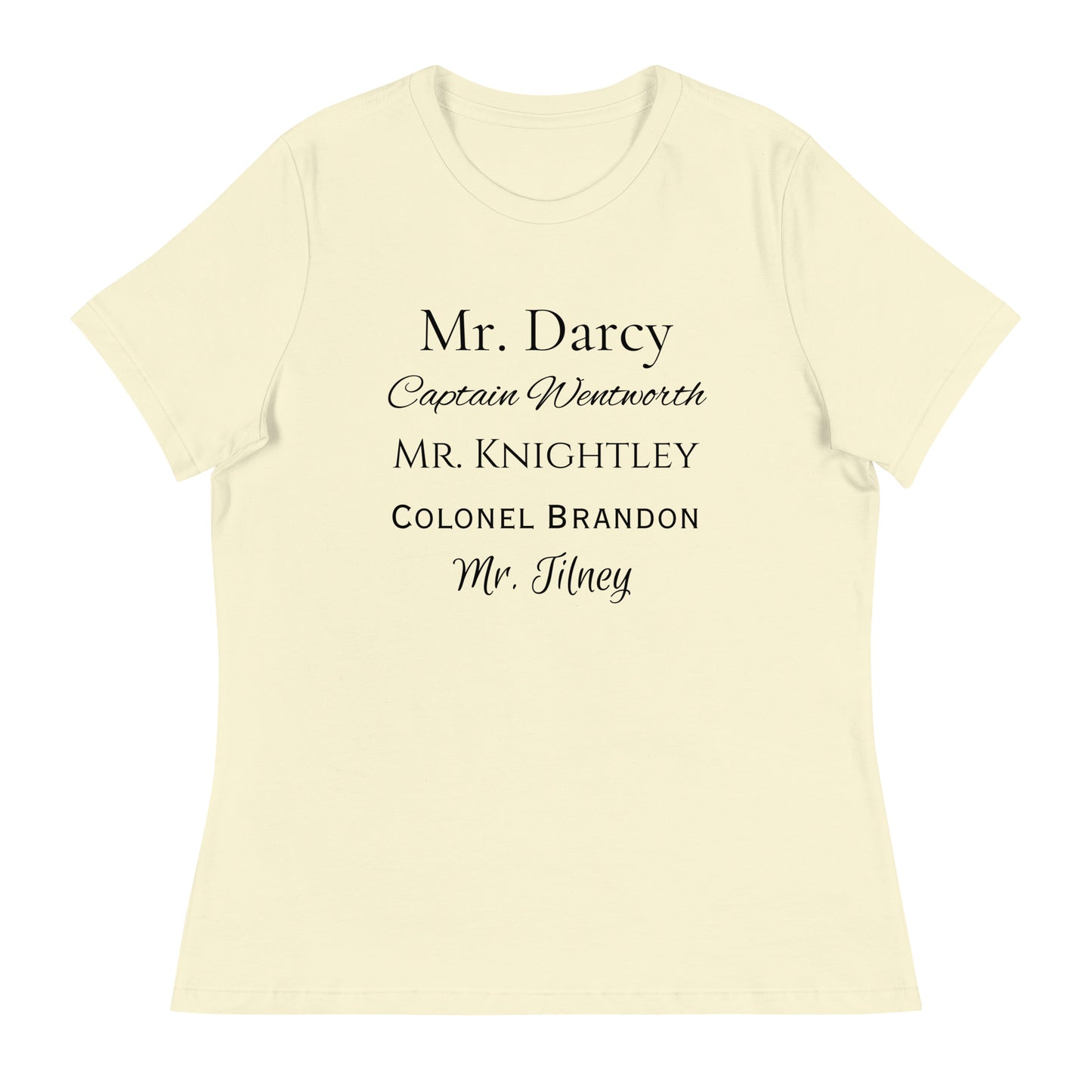 Austen Heroes Women's Relaxed T-Shirt
